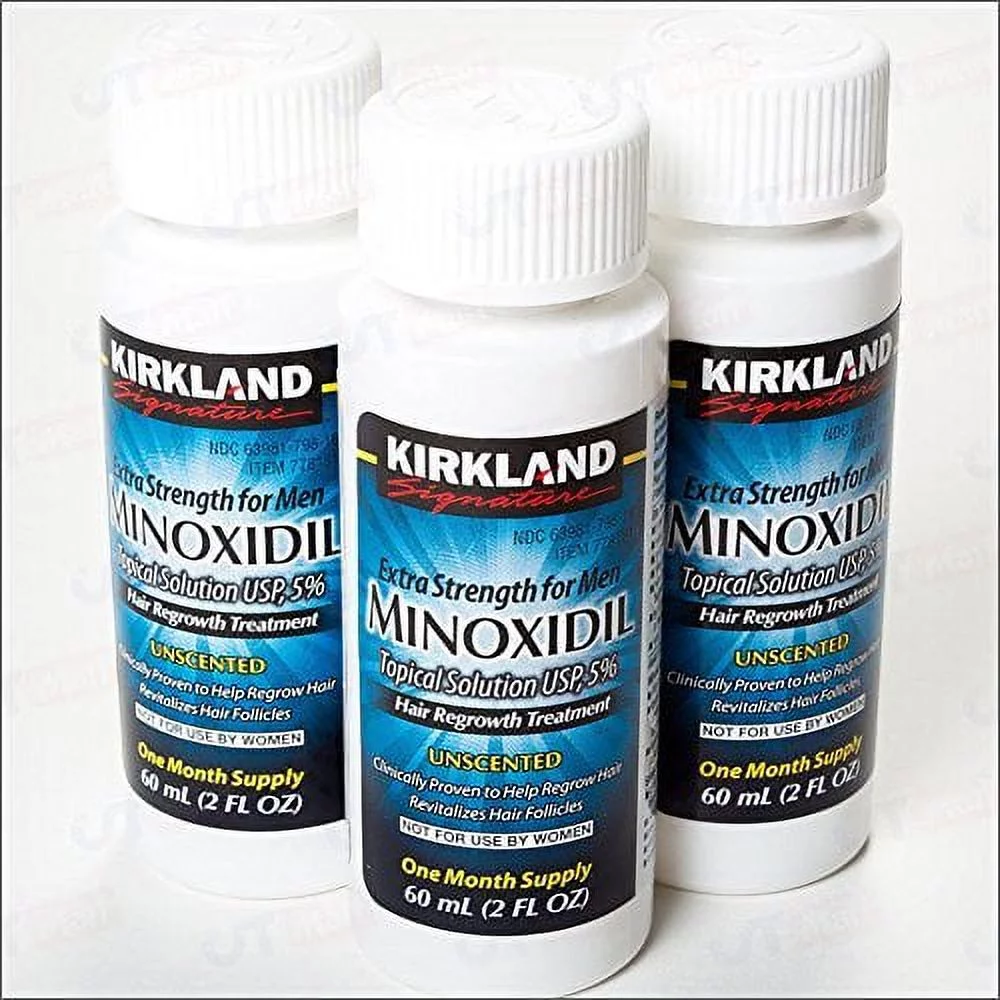 Kirkland Men Hair Loss Regrowth Revitalizes Hair Follicles 5% Minoxidil 3 Months
