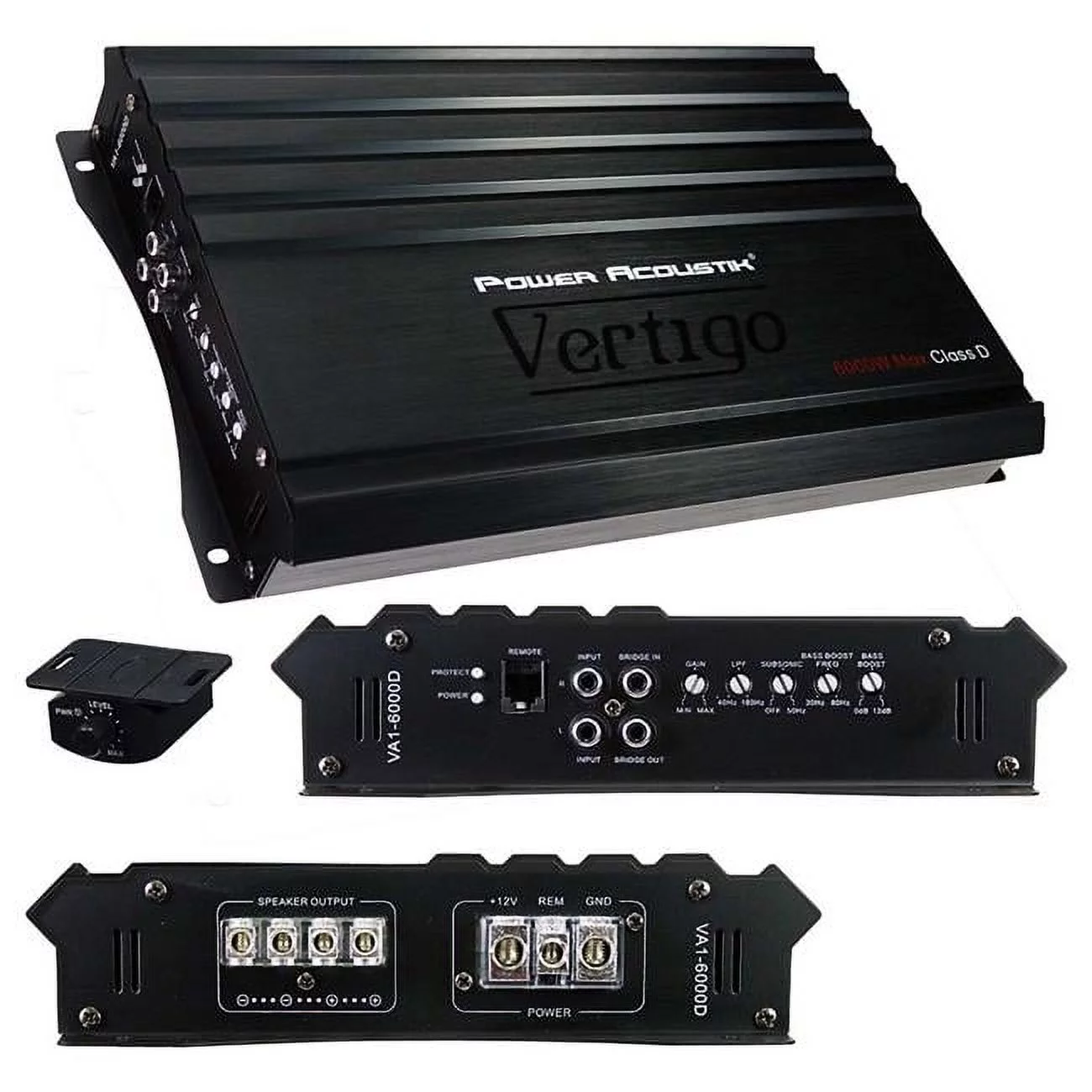 Power Acoustik  Vertigo Series Monoblock Amplifier 6000W Max