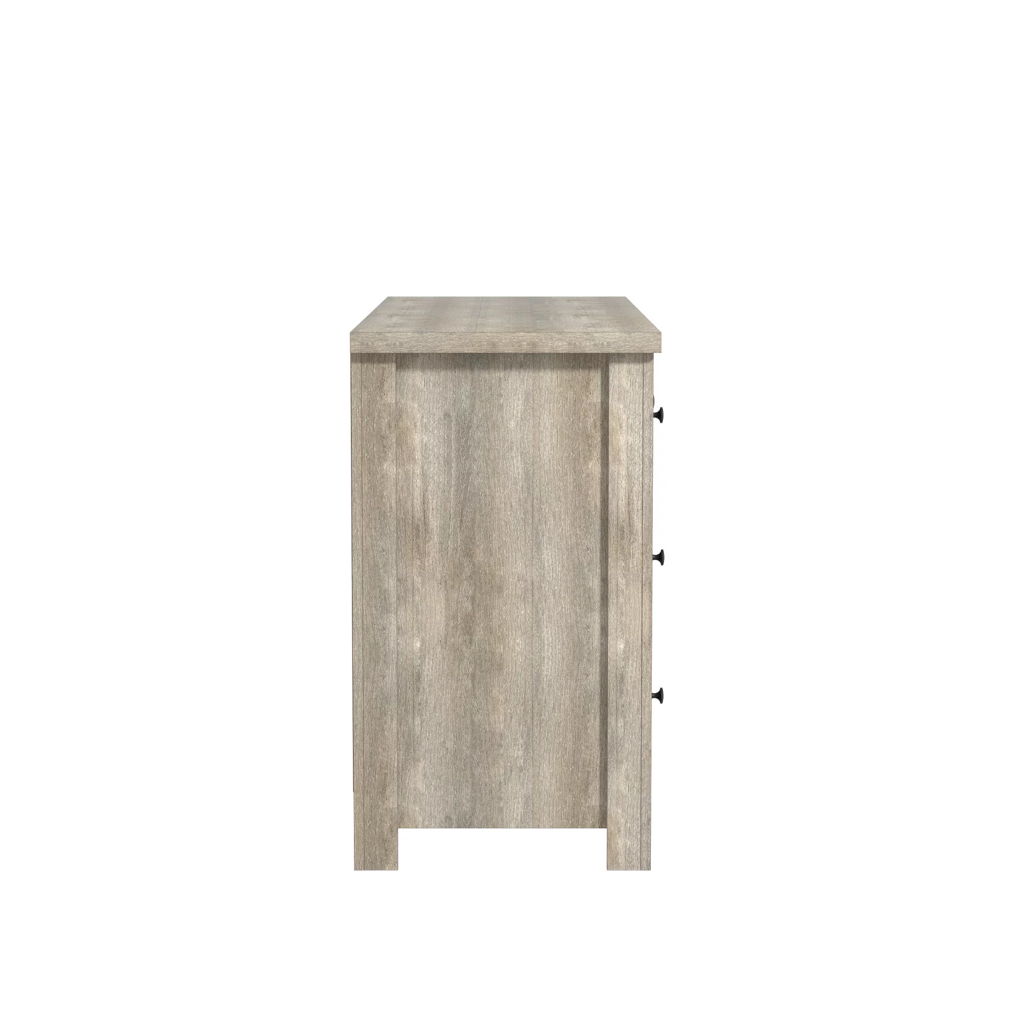 Hillsdale Addison Farmhouse 6 Drawer Dresser, Driftwood Gray