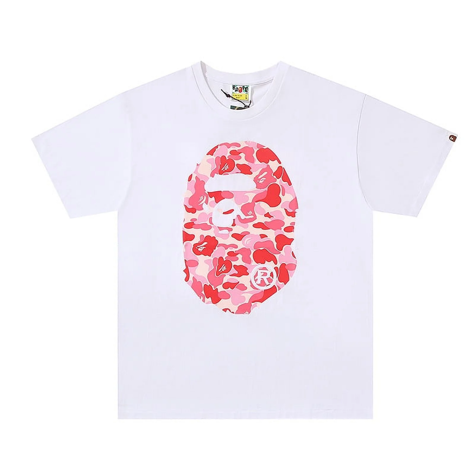 BAPE T-Shirt Men's Shark Cotton Tees Round Neck Hip Hop Short Sleeve T-Shirt