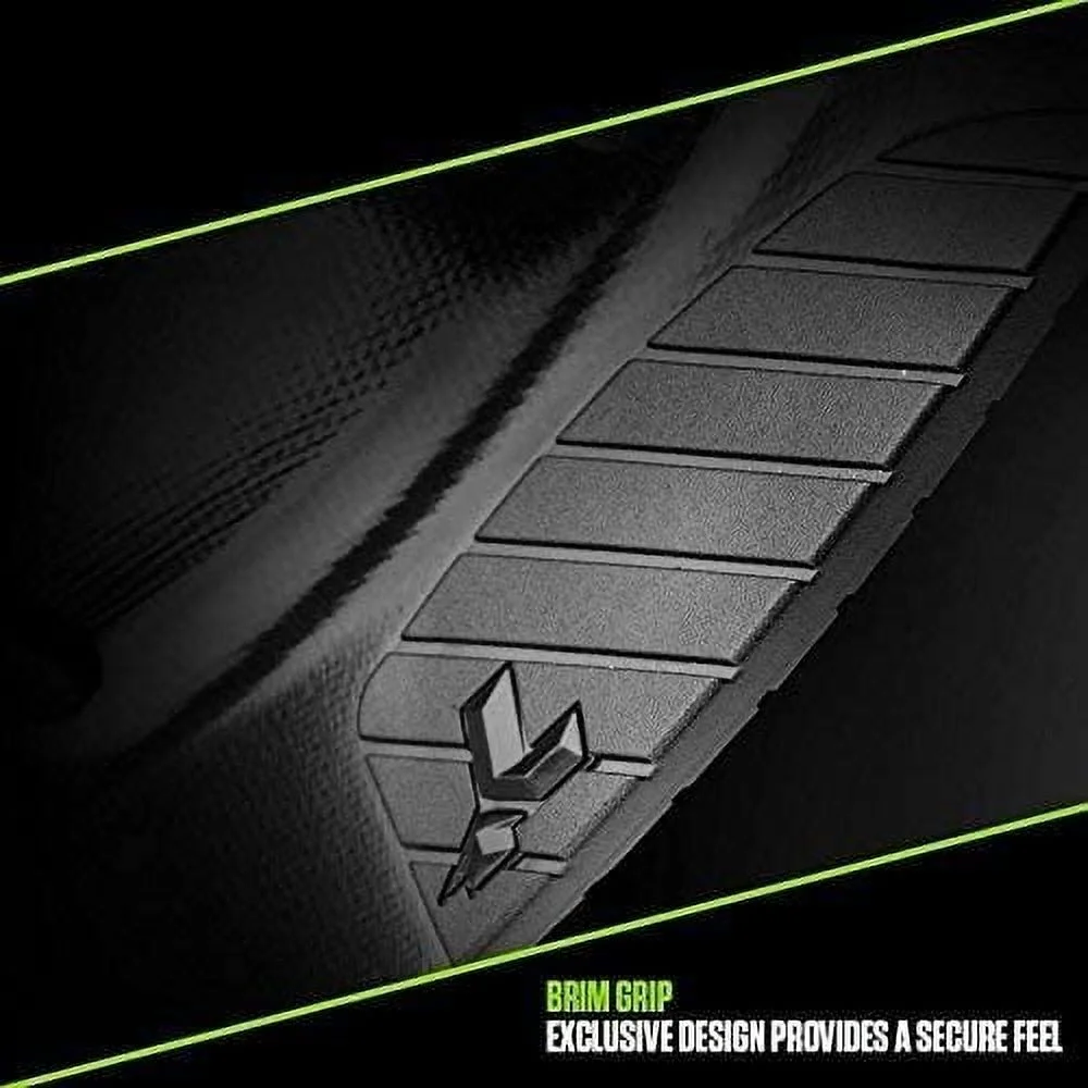 Lift Safety HDF50C-19OC Dax Fifty 50 Carbon Fiber Full Brim Hardhat, Medium