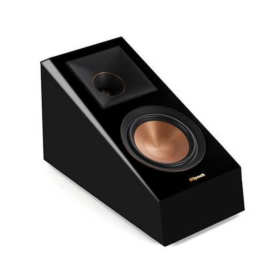 Reference Premiere RP-500SA 300W 2-Way Dolby Atmos Surround Sound Speakers, Piano Black, Pair