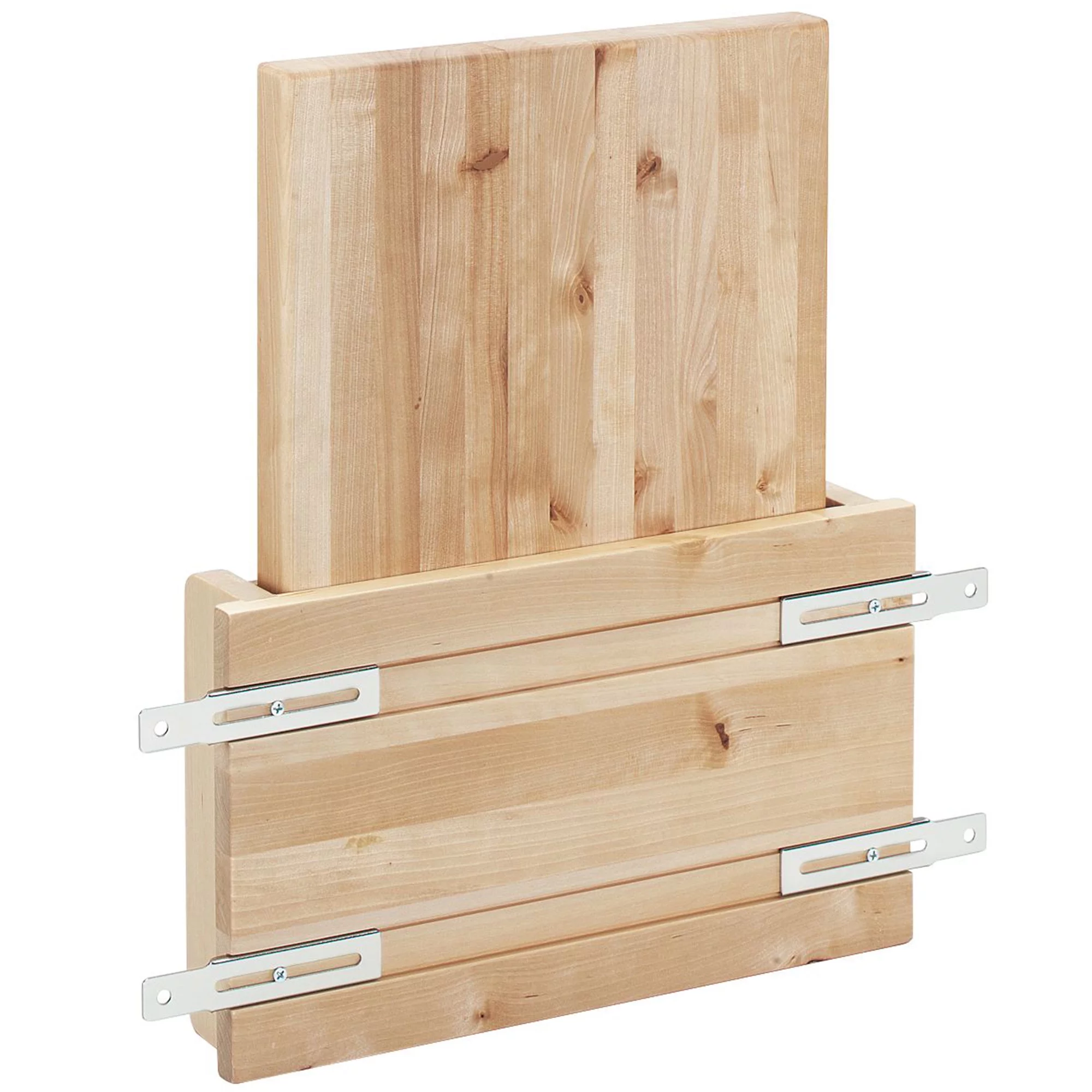 Rev-A-Shelf Cabinet Wood Door Mount w/ Polymer Cutting Board, 4DMCB-15P