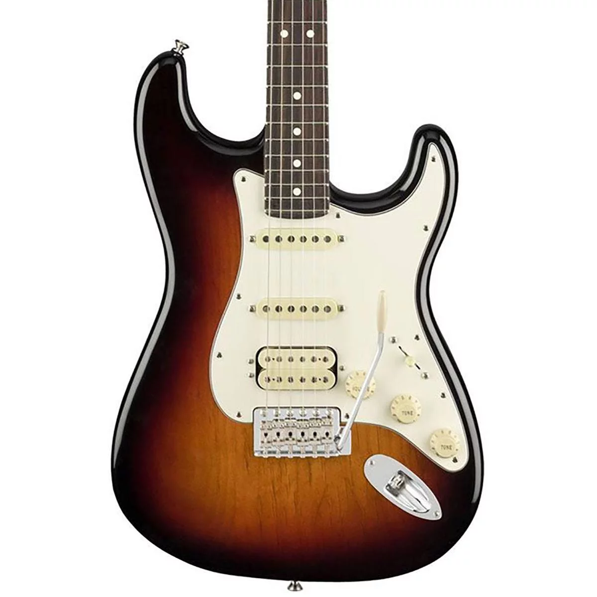 Fender American Performer Stratocaster HSS Electric Guitar (3-Color Sunburst, Rosewood Fingerboard)