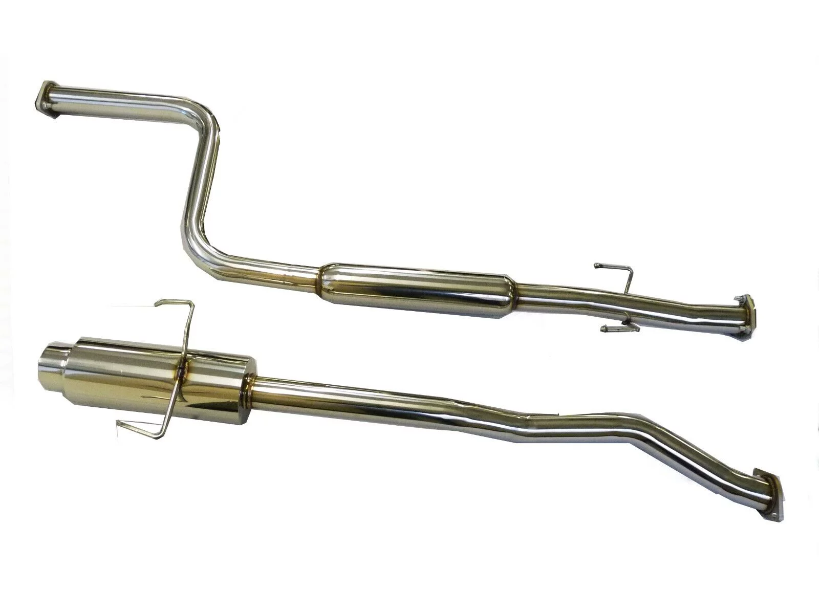 OBX Stainless Steel Type R Catback Exhaust Fitment For 90 thru 93 Honda Accord F20A