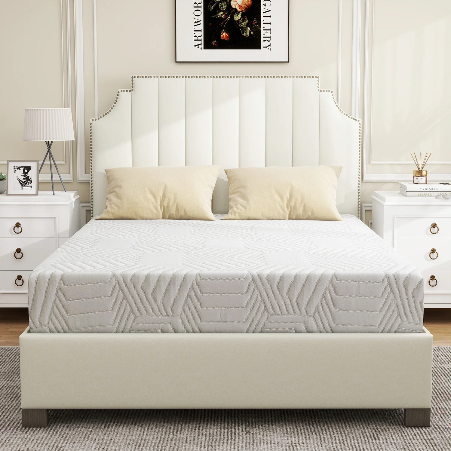 Twin Mattress, 8 inch Memory Foam Mattress in a Box, Made in USA