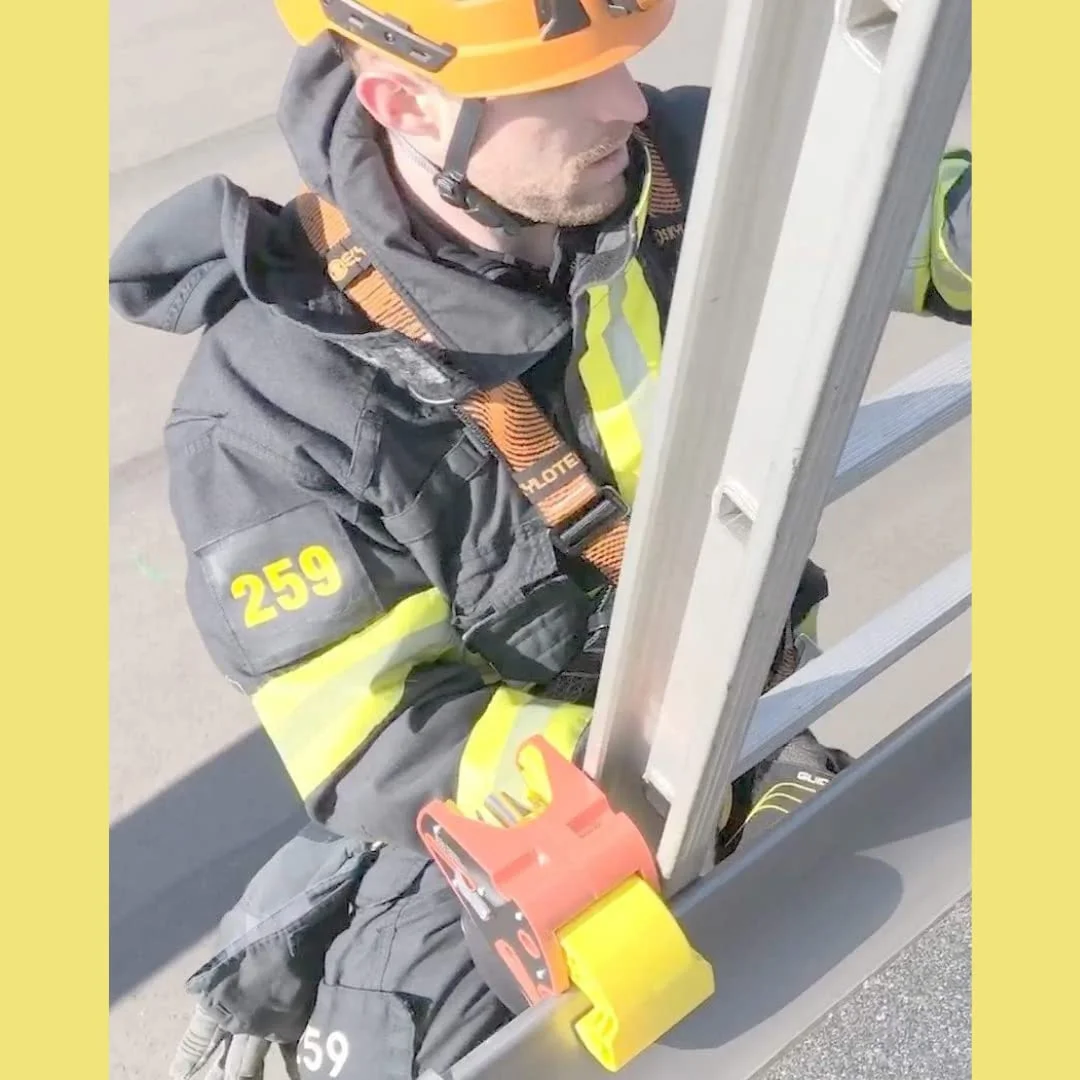 Lock Jaw Ladder Grip - Ladder Safety Clip - Feel Secure on Your Ladders and Climb Safer