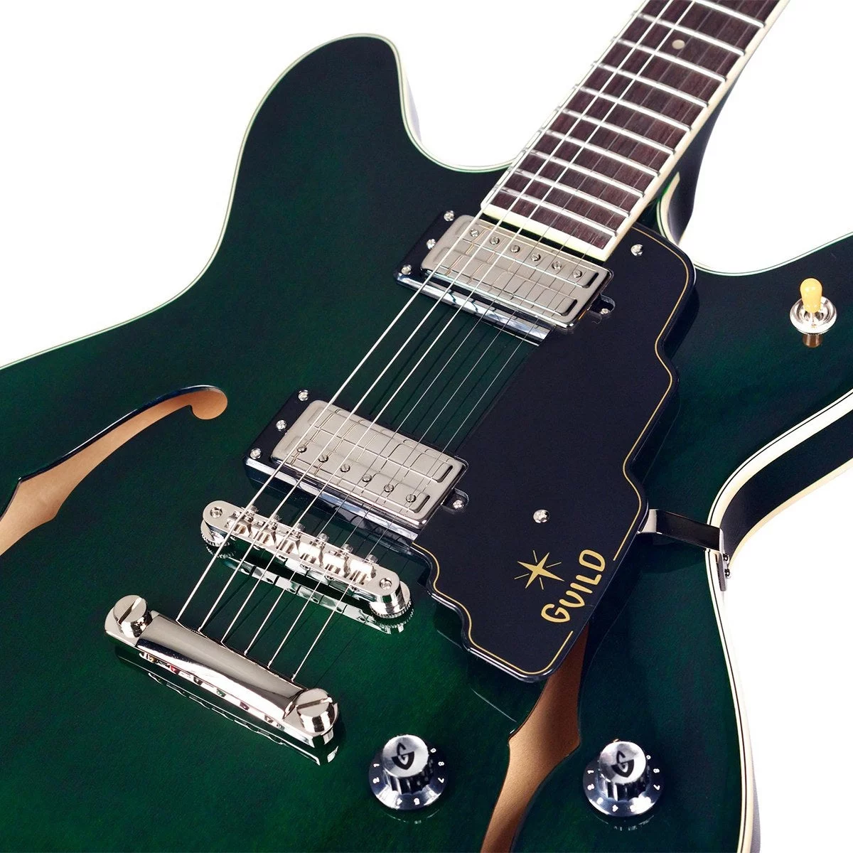 Guild Starfire IV Maple Semi Hollow Body Electric Guitar with Case - Blem #B292