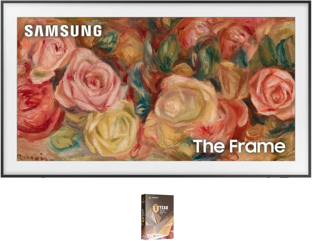 Samsung QN75LS03DAFXZA 75 Inch The Frame 4K Smart Quantum HDR TV with an Additional 1 Year Extended Protection (2024)