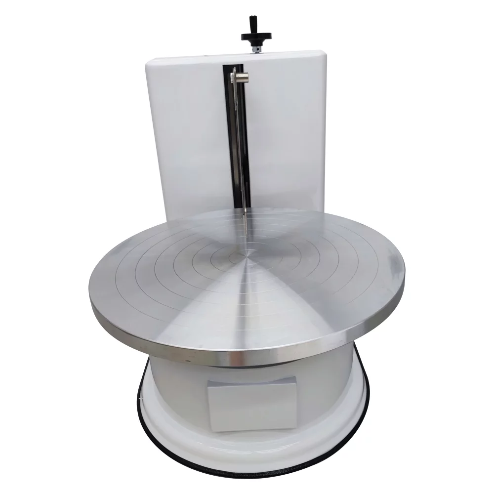 INTSUPERMAI Electric 4-16inch Cake Cream Spreading Coating Smearing Machine White Digital Display