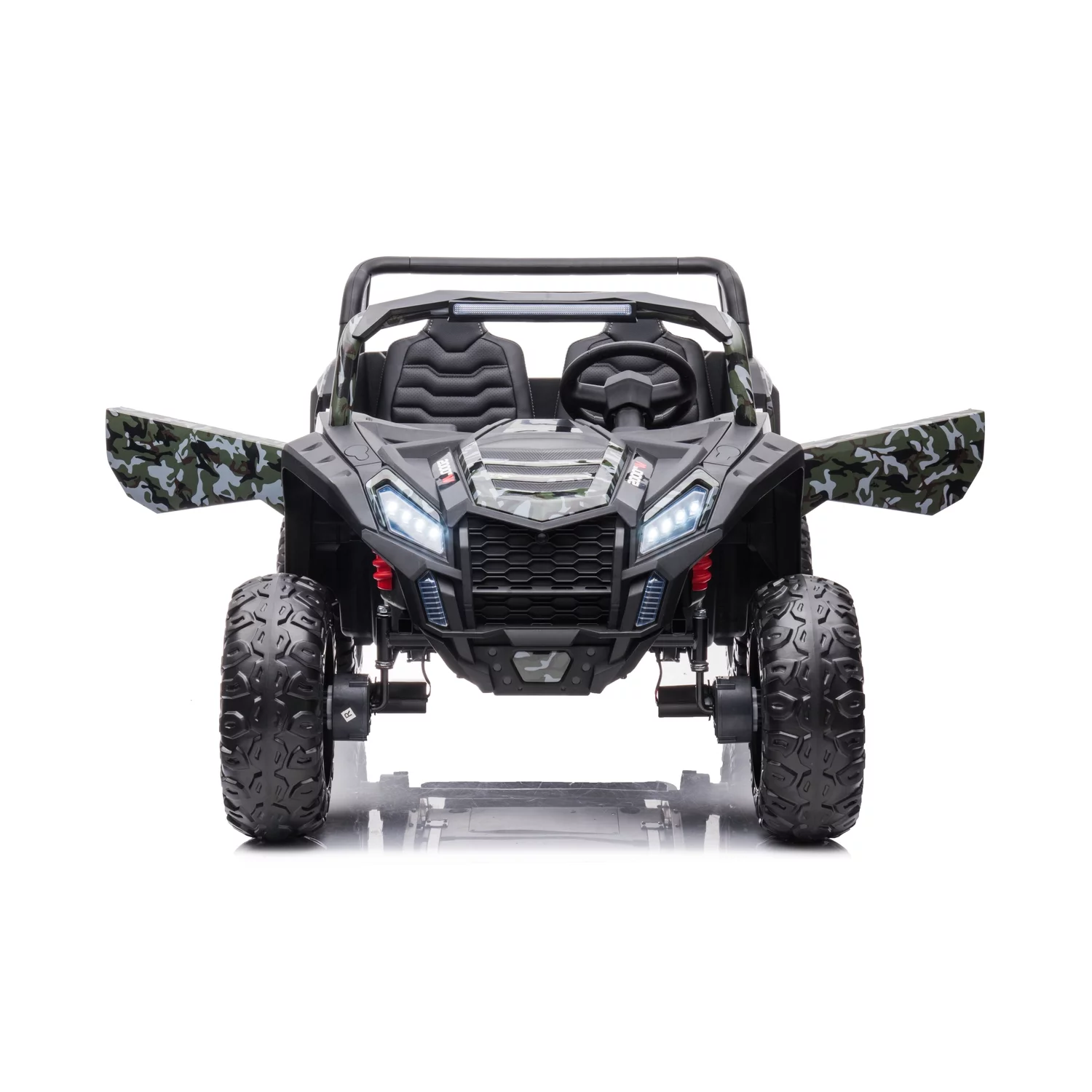 Freddo Cammo Green 24 V Dune Buggy Powered Ride-On with Parental Remote Control