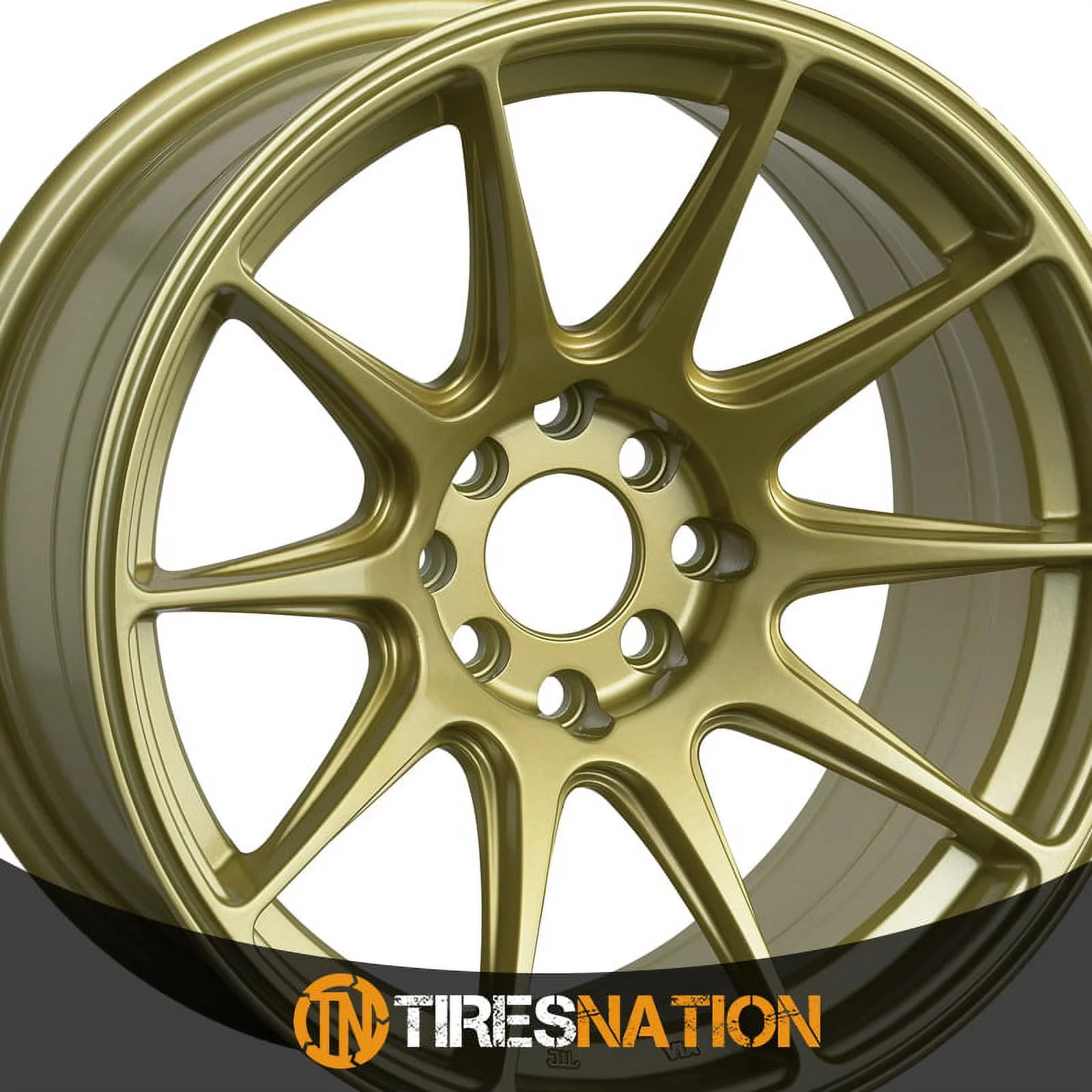 XXR 527 16x8.25 4x100/4x114.3 0et Gold Wheel