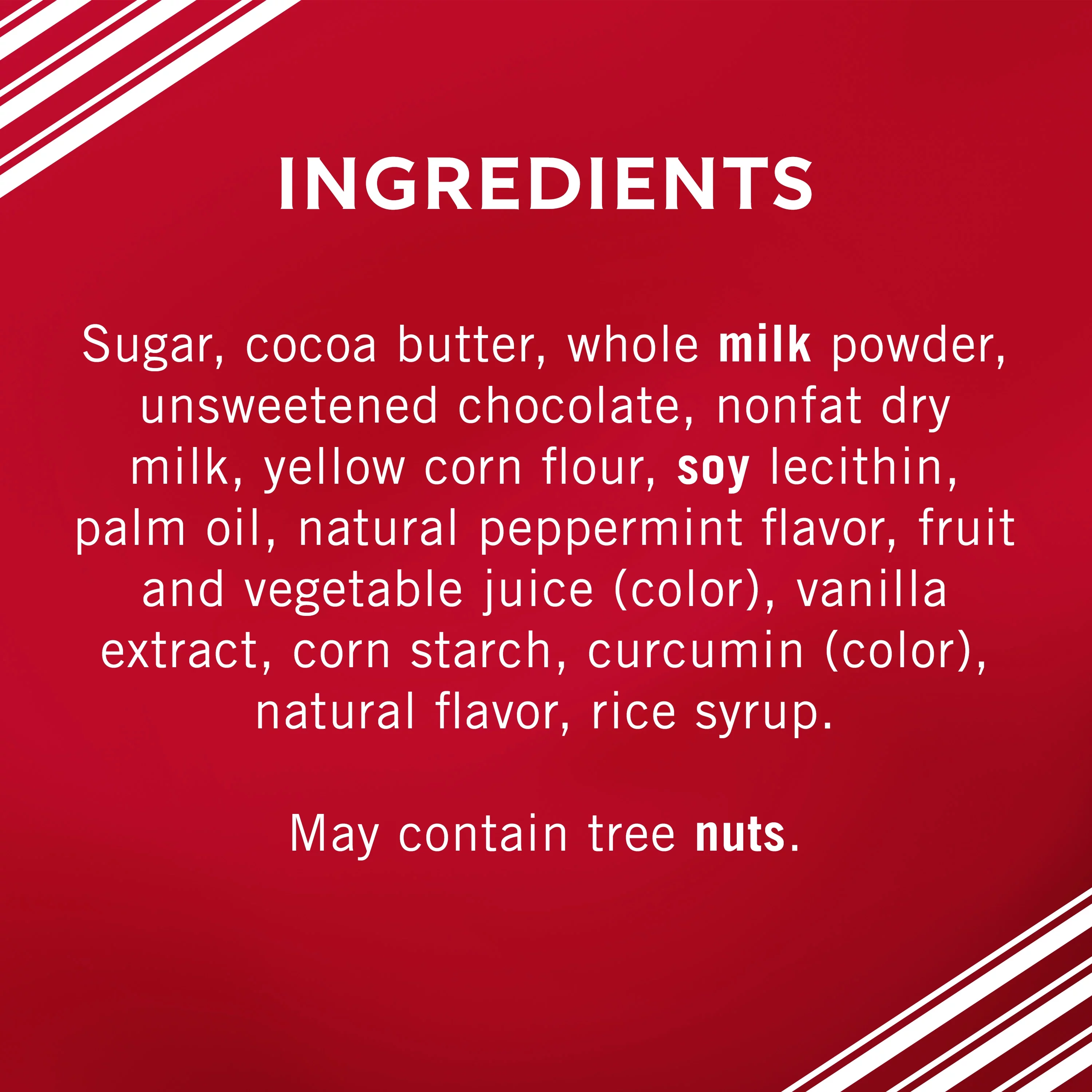 Ghirardelli Peppermint Bark Chocolate Squares, 0.83oz Bag