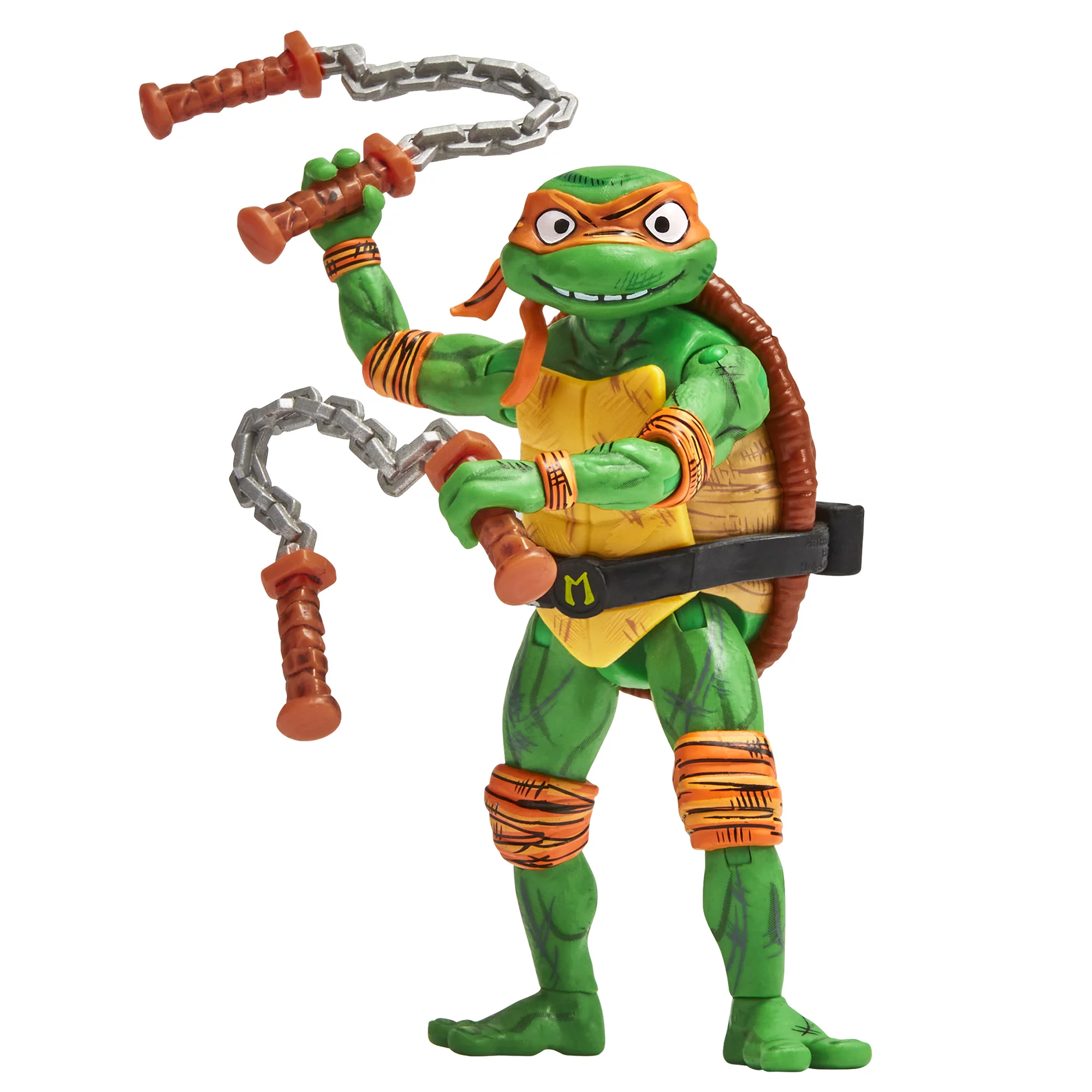 Teenage Mutant Ninja Turtles Mutant Mayhem 4.25” Michelangelo Collector Con Action Figure by Playmates Toys