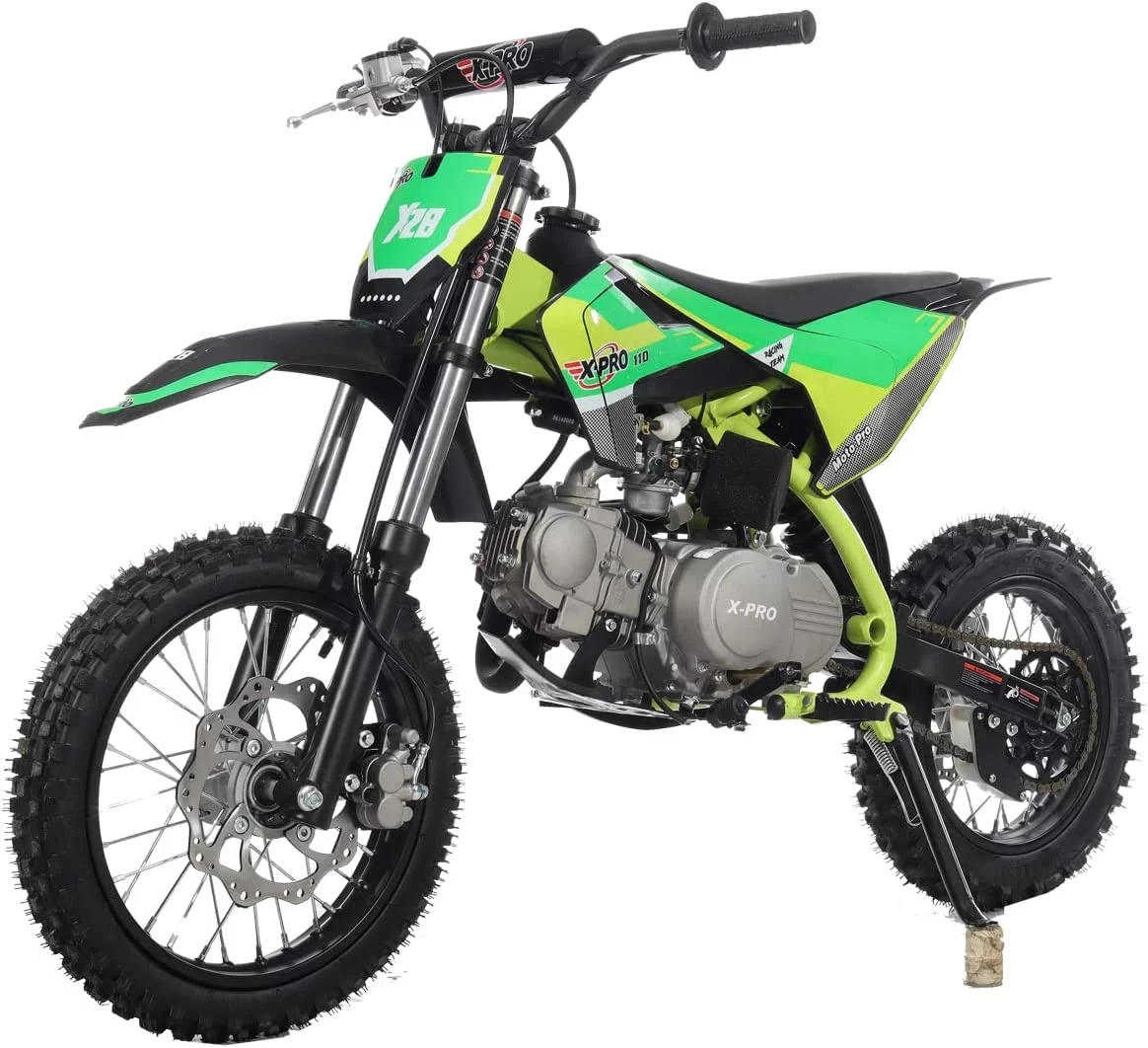X-Pro Brand New 110cc Pit Dirt Bike, with Semi-Automatic Transmission Big Kick Start 14
