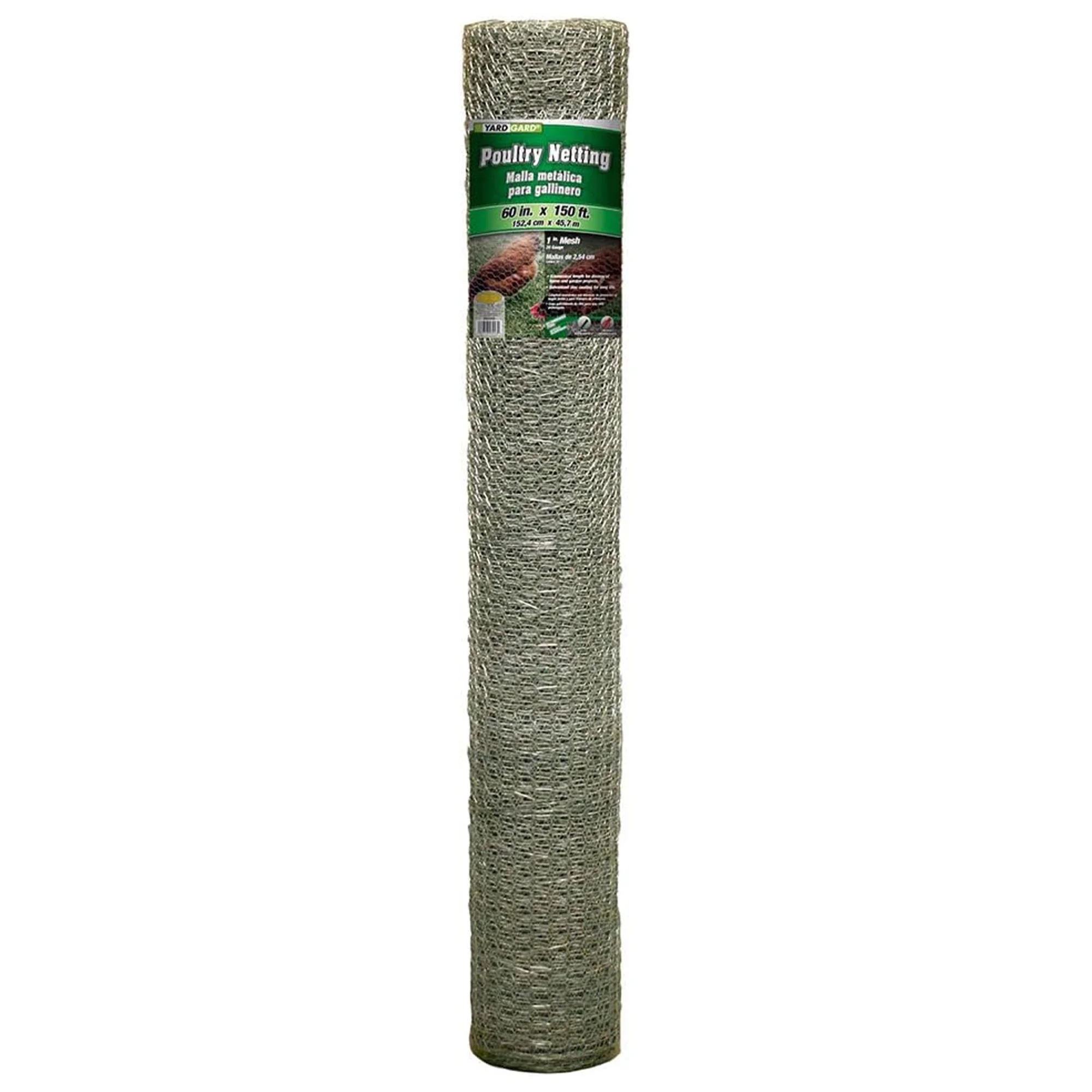 YARDGARD 5 Foot X 150 foot 1 Inch Mesh Poultry Netting