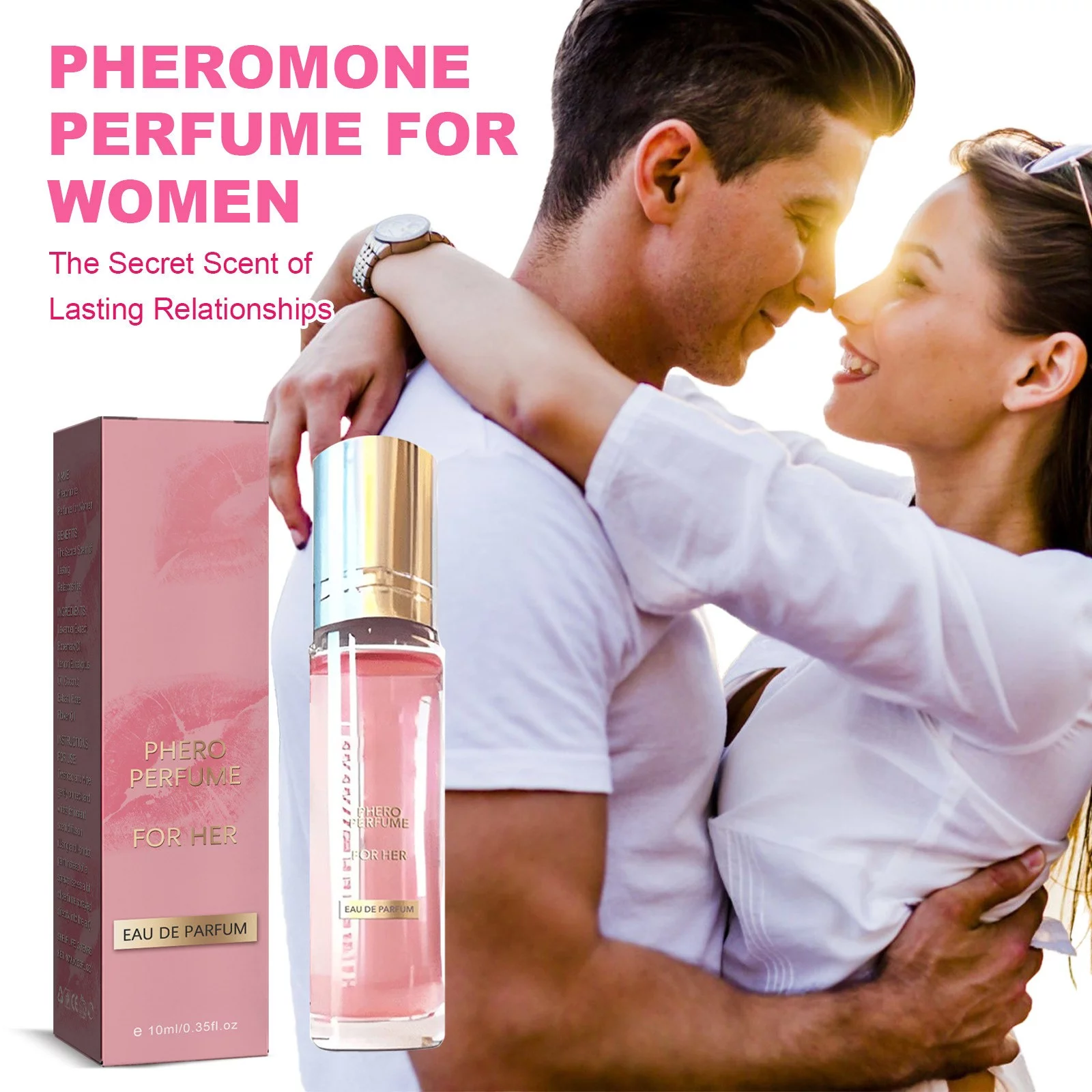 Women's Pheromones Perfume Fresh And Natural Feminine Pheromones Long Lasting Light Fragrance Long Lasting Perfume-2PCS
