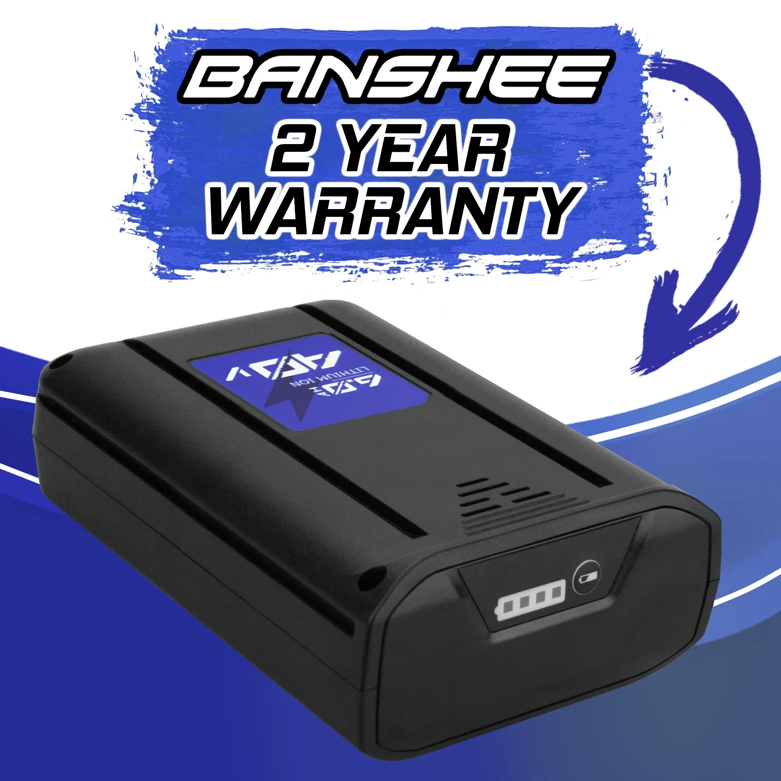 Banshee 60 volt Batteries Compatible with Kobalt 40V Max 6.0Ah Li-ion Batteries KB2540C-06 x2