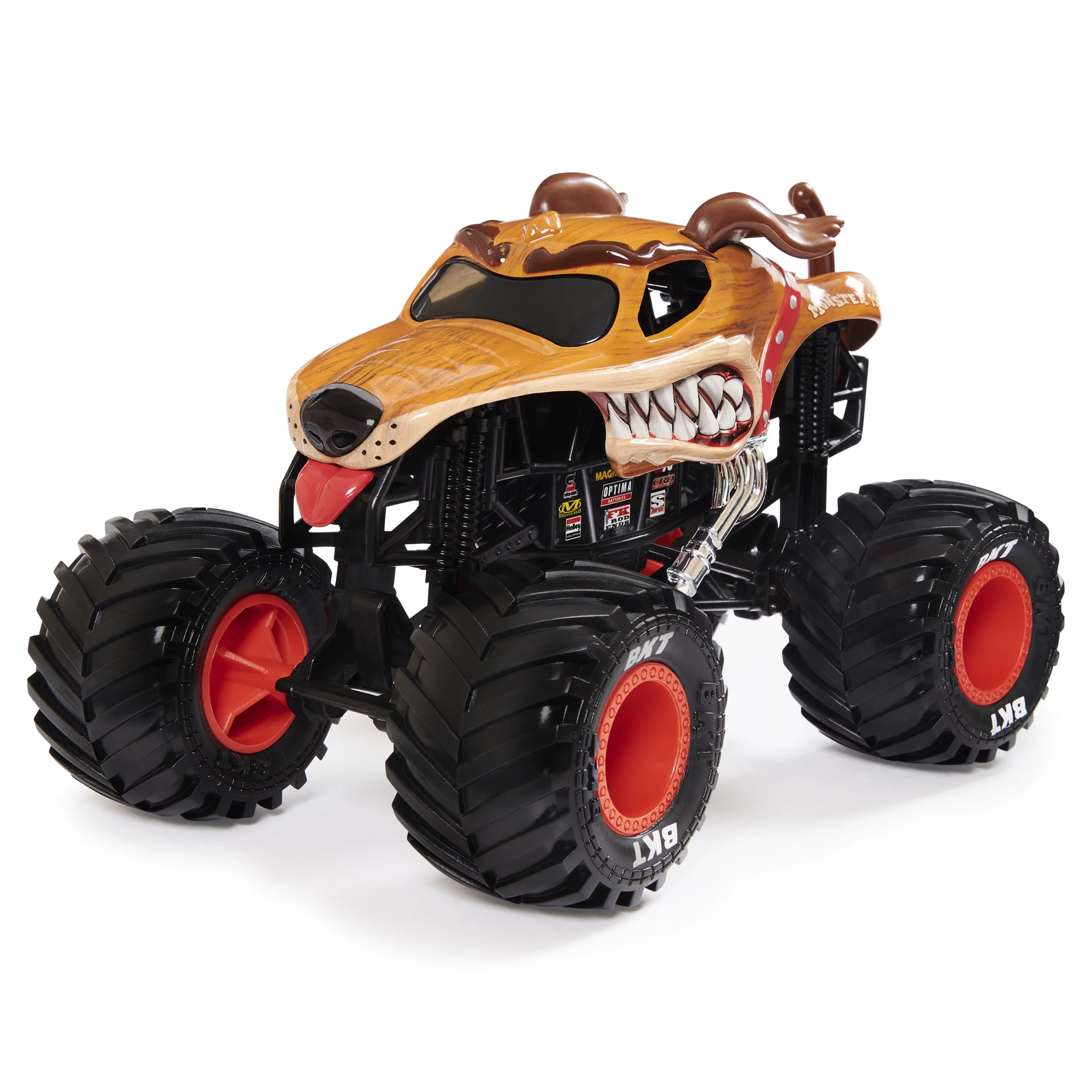 Monster Jam, Official Monster Mutt Monster Truck, Die-Cast Vehicle, 1:24 Scale