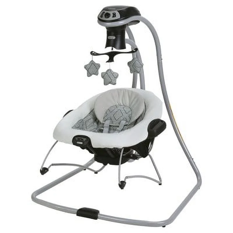 Graco DuetConnect LX Multi-Direction Baby Swing and Bouncer - Asher