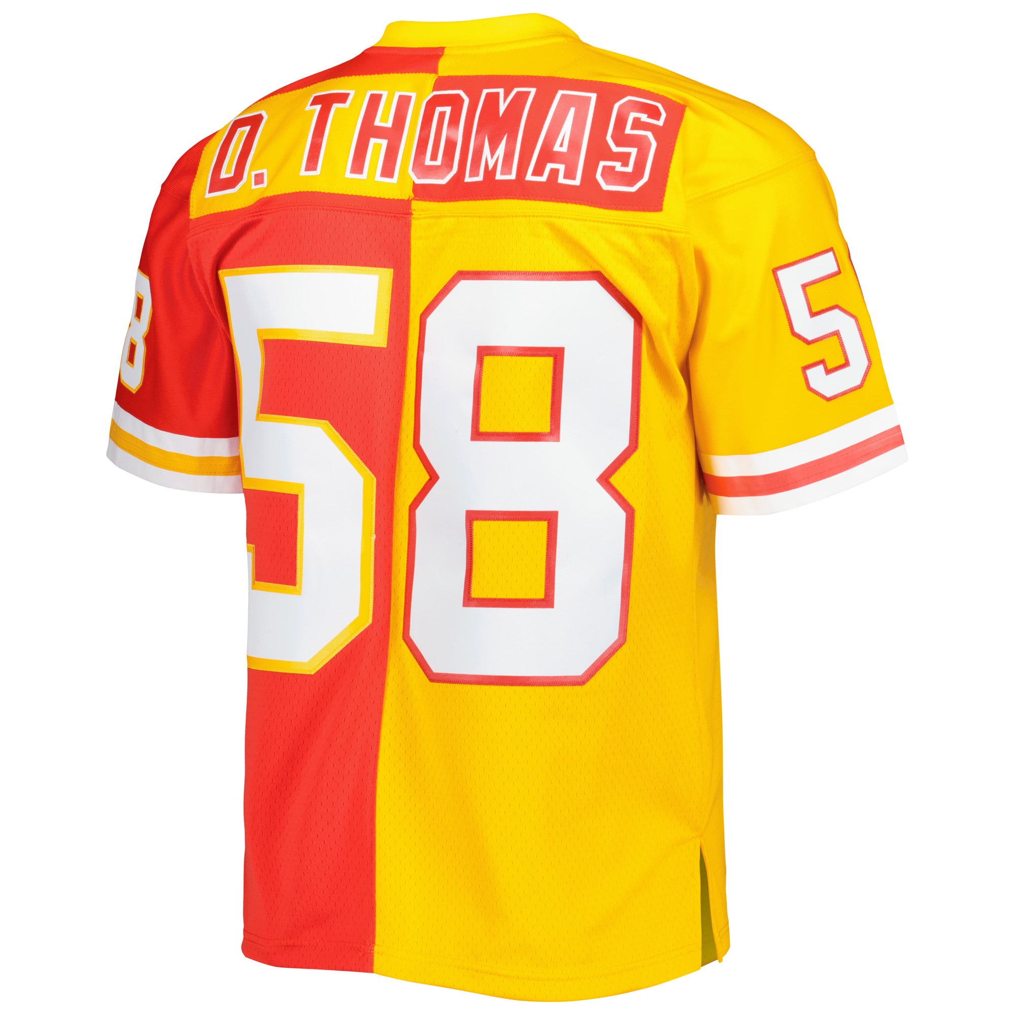 Derrick Thomas Kansas City Chiefs Mitchell & Ness 1994 Split Legacy Replica Jersey - Red/Gold