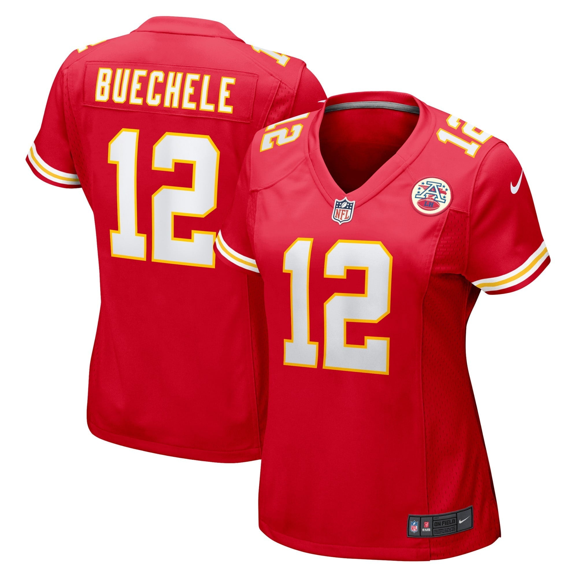 Women's Nike Shane Buechele Red Kansas City Chiefs Game Player Jersey