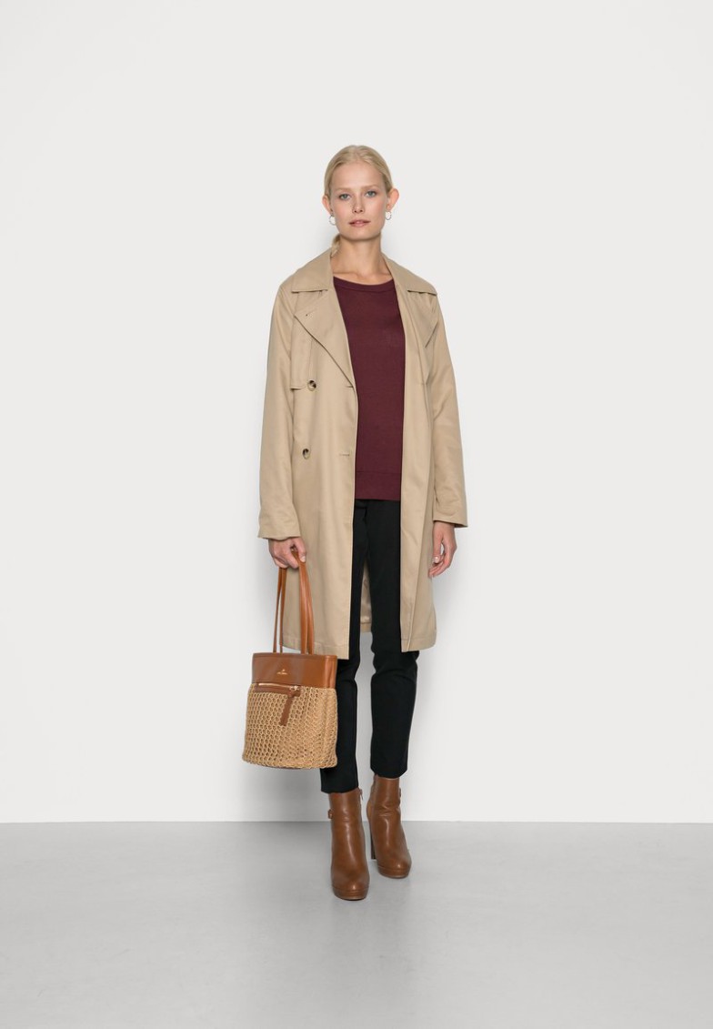 Clearance Anna Field MERINO WOOL JUMPER – Jersey De Punto – Bordeaux, Mujer L