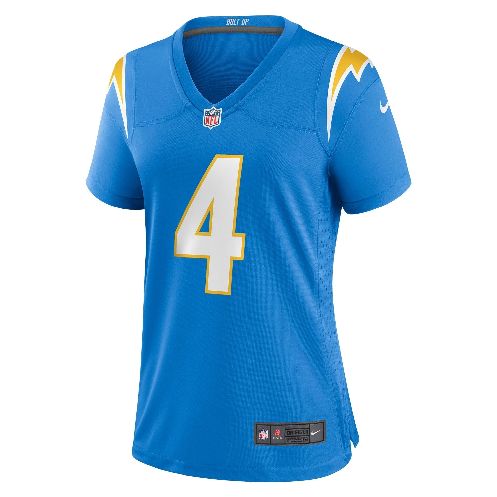 Women's Nike Chase Daniel Powder Blue Los Angeles Chargers Game Jersey