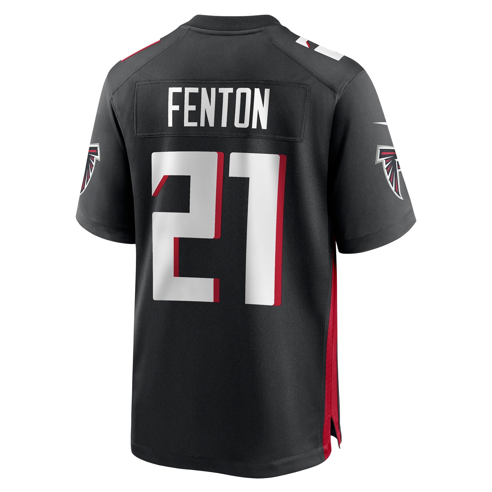 Men's Nike Rashad Fenton Black Atlanta Falcons Game Player Jersey