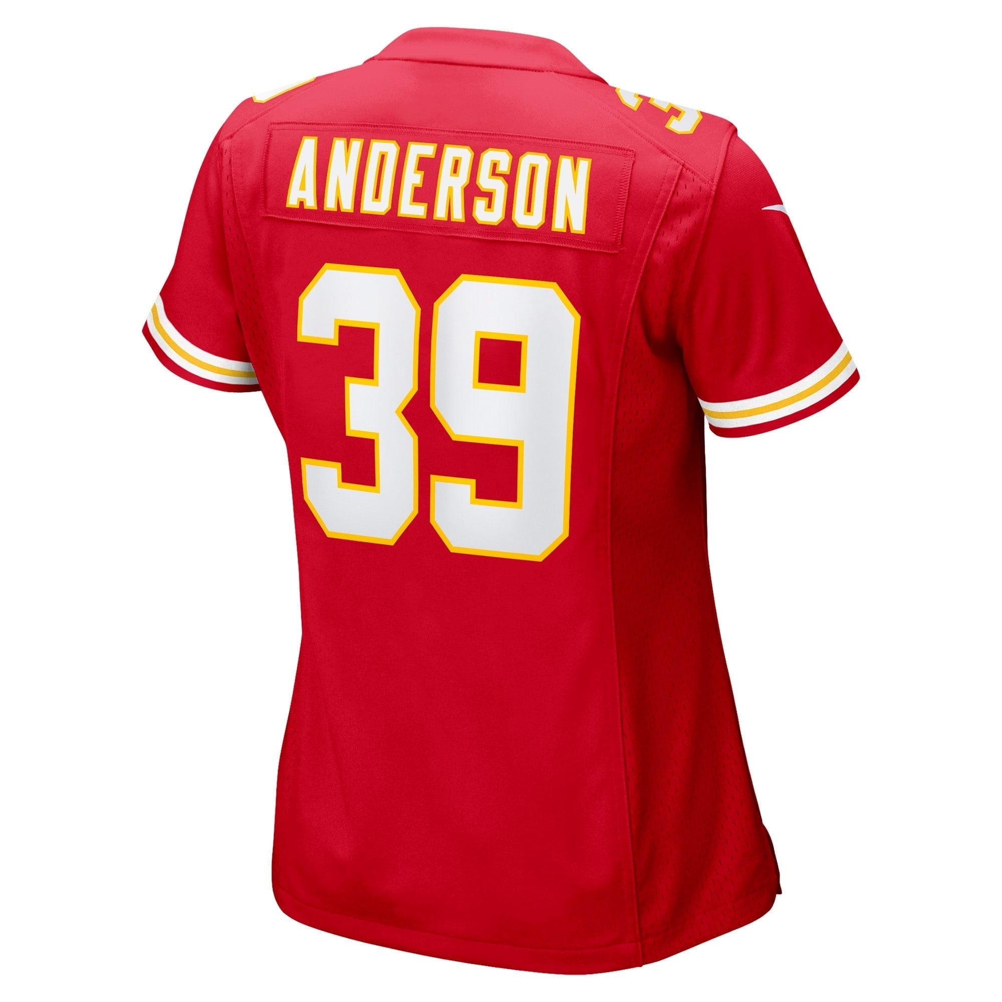 Women's Nike Zayne Anderson Red Kansas City Chiefs Player Game Jersey
