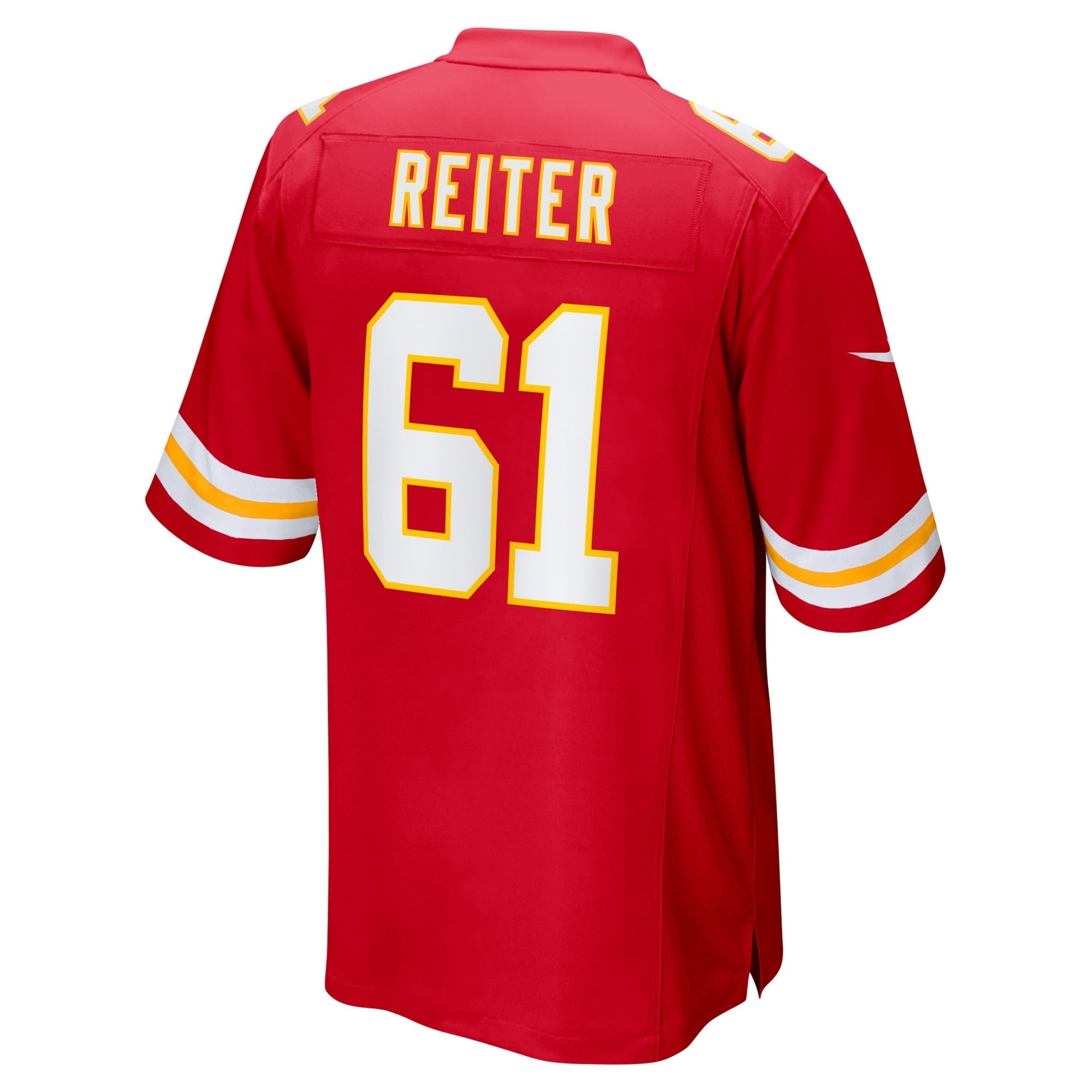 Men's Nike Austin Reiter Red Kansas City Chiefs Game Player Jersey