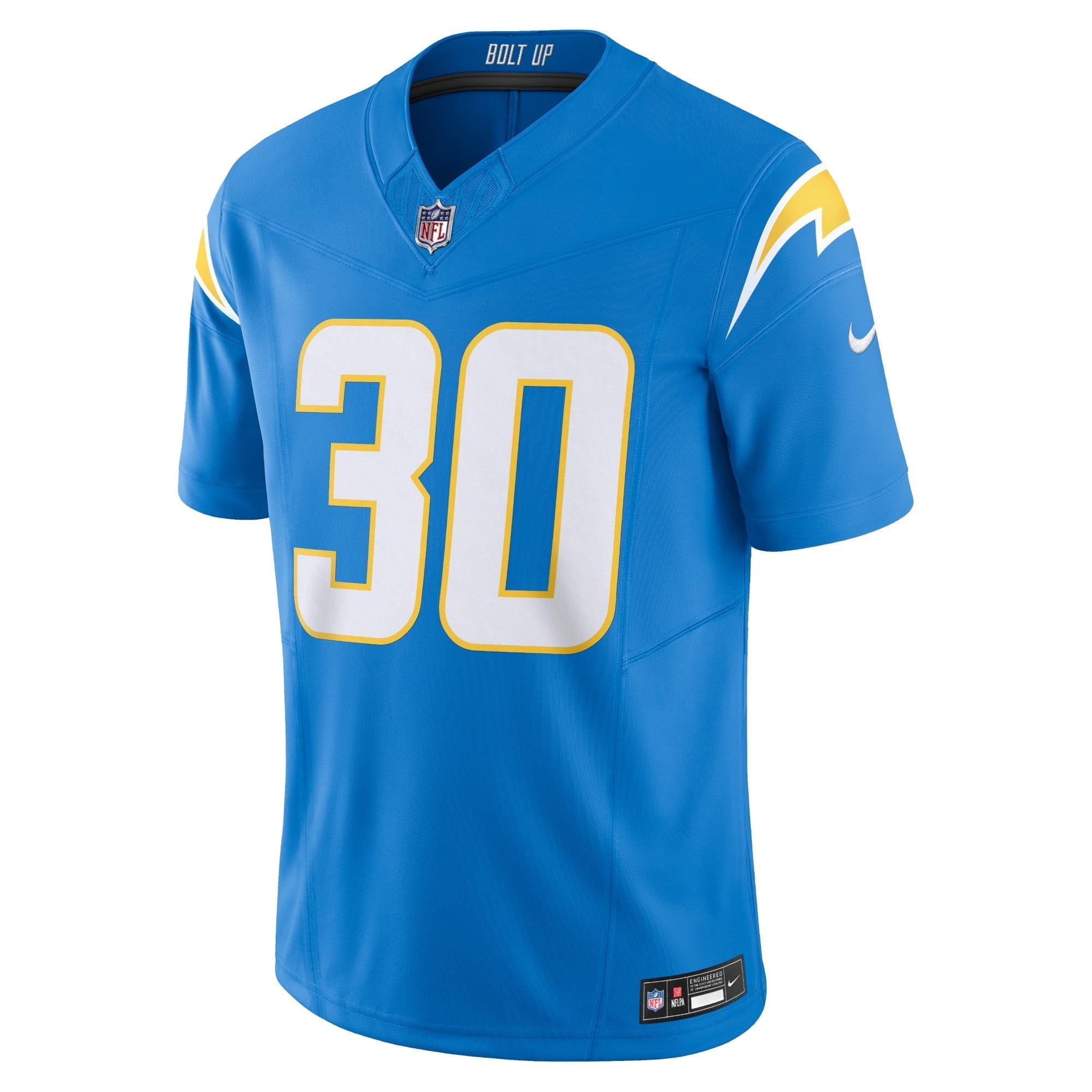 Men's Nike Austin Ekeler Powder Blue Los Angeles Chargers Vapor F.U.S.E. Limited Jersey