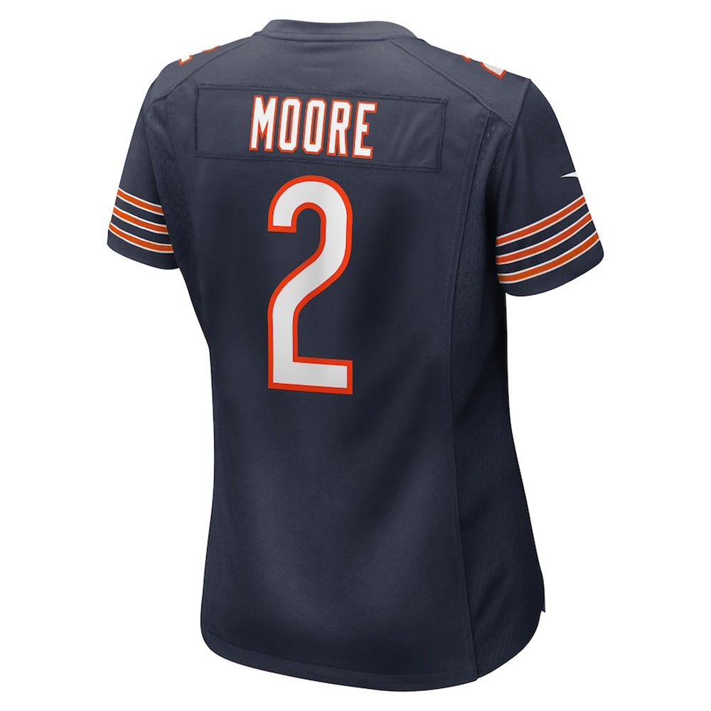 Women's Chicago Bears DJ Moore Game Jersey - Navy