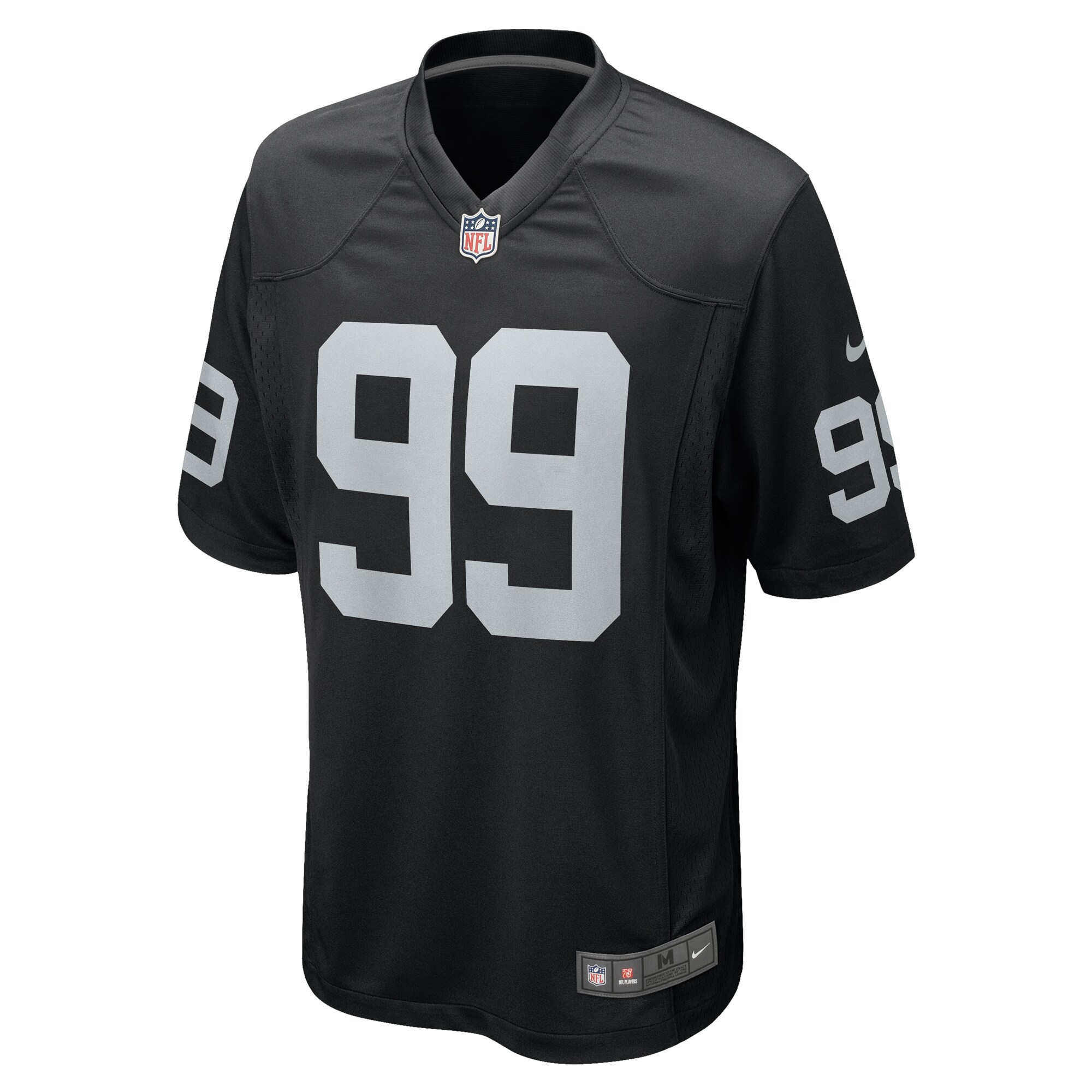 Nesta Jade Silvera Las Vegas Raiders Nike Team Game Jersey -  Black