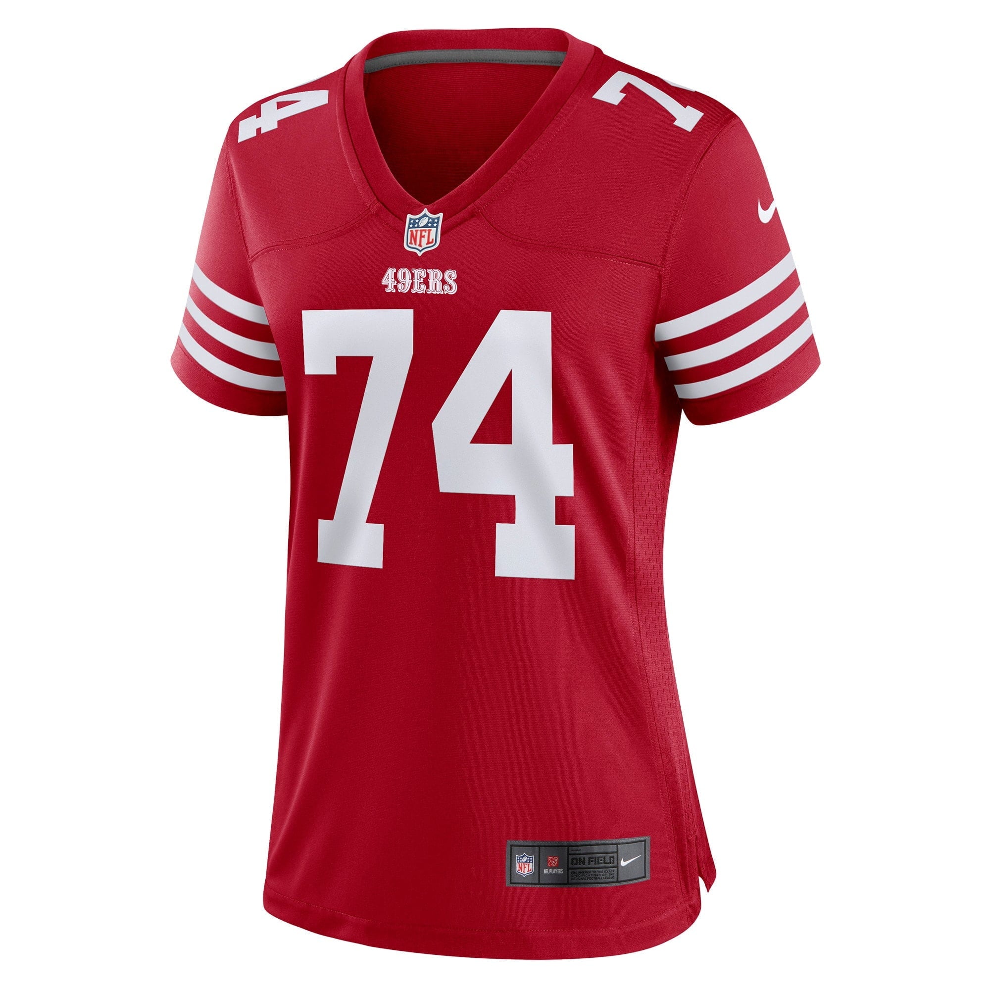 Women's Nike Spencer Burford Scarlet San Francisco 49ers Game Player Jersey