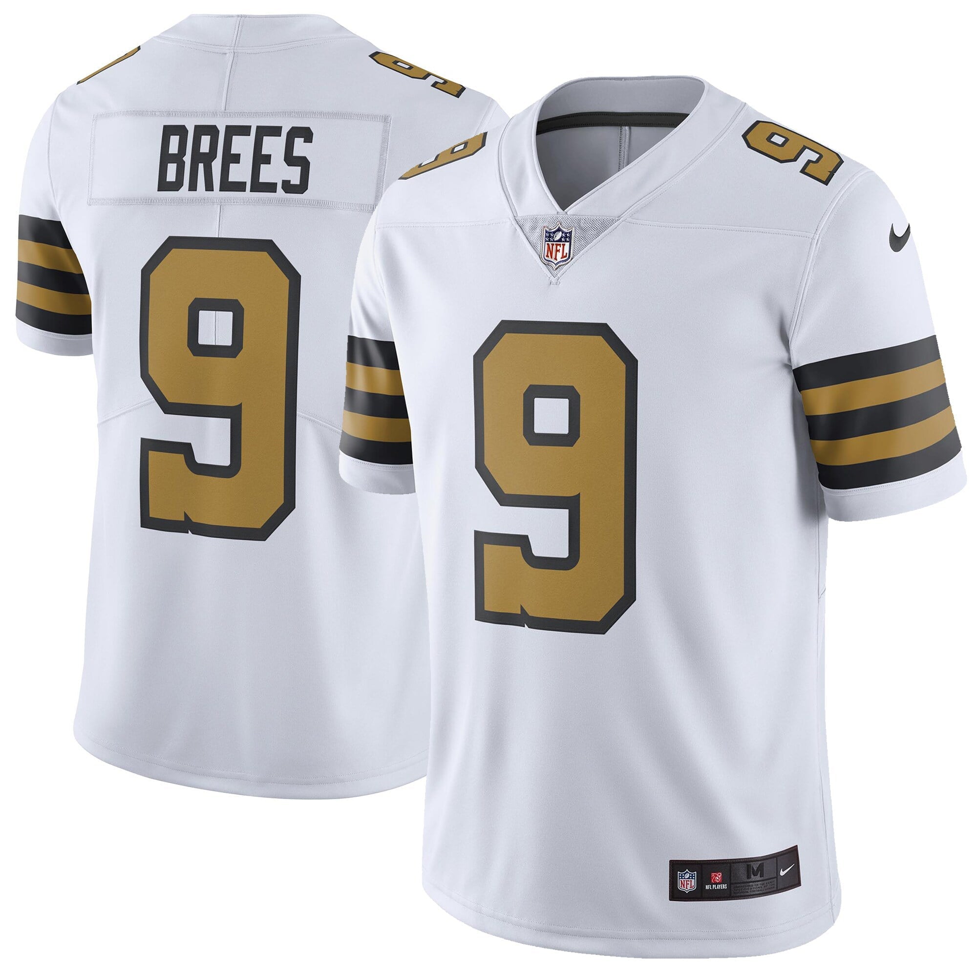 Men's Nike Drew Brees White New Orleans Saints Vapor Untouchable Color Rush Limited Player Jersey
