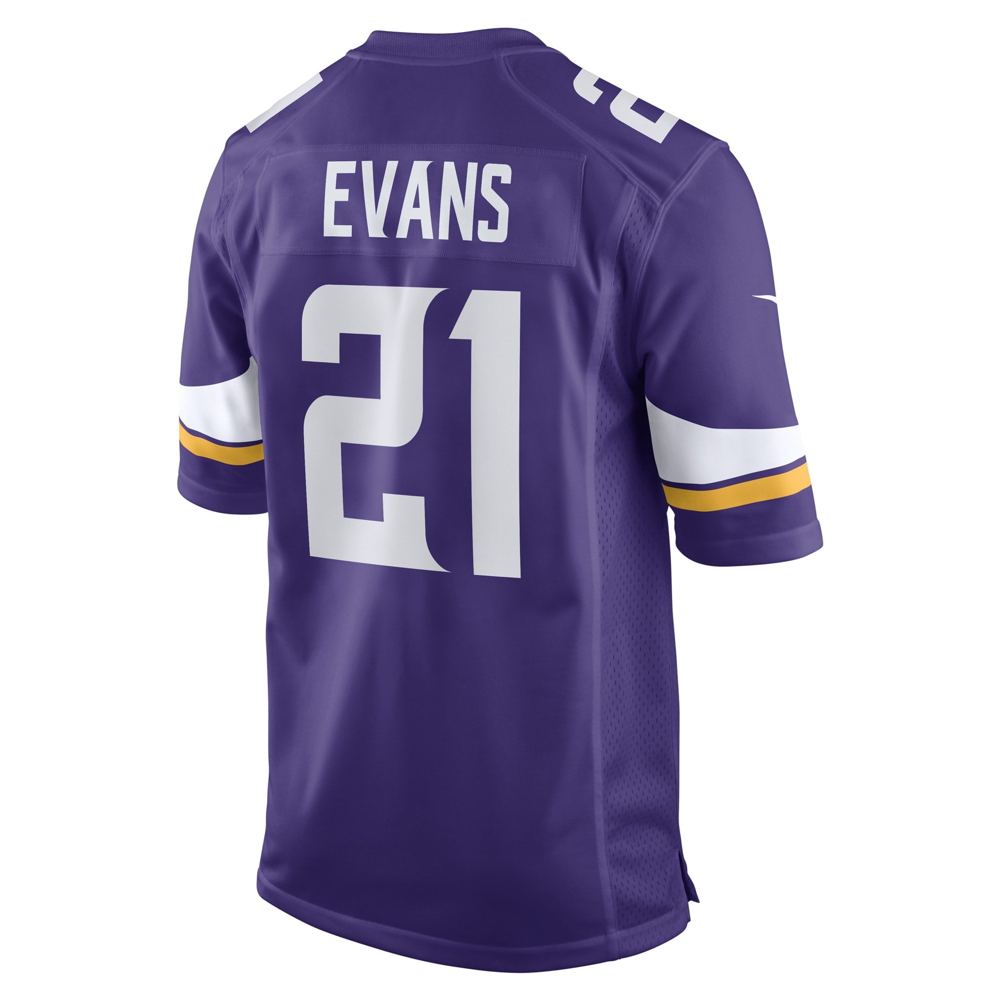Men's Nike Akayleb Evans Purple Minnesota Vikings Game Player Jersey