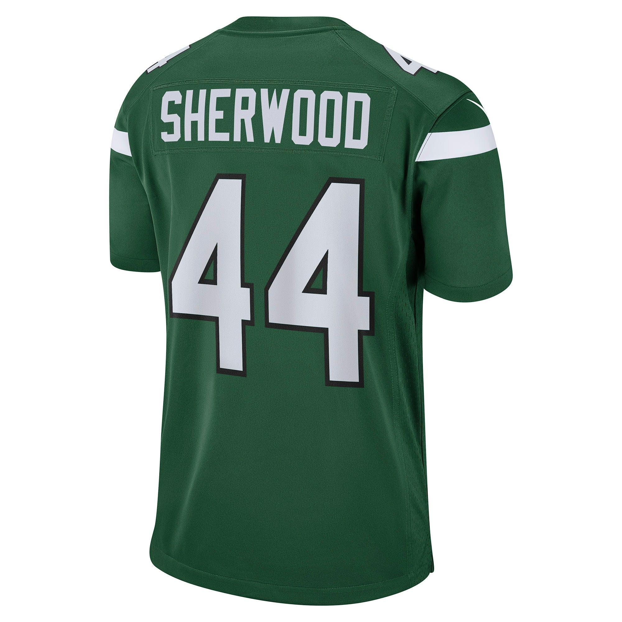 Men's Nike Jamien Sherwood Gotham Green New York Jets Game Jersey
