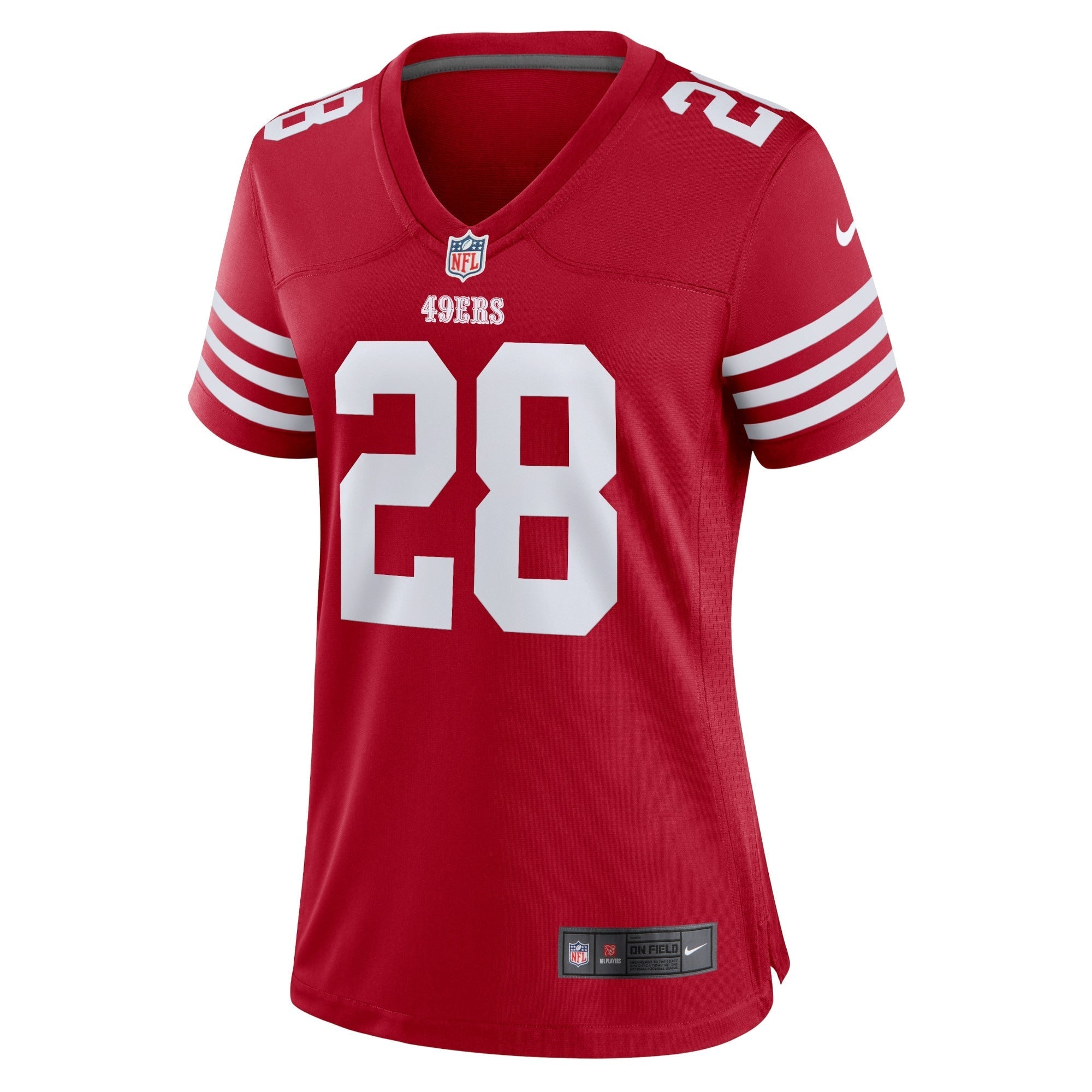 Women's Nike Tevin Coleman Scarlet San Francisco 49ers Home Game Player Jersey
