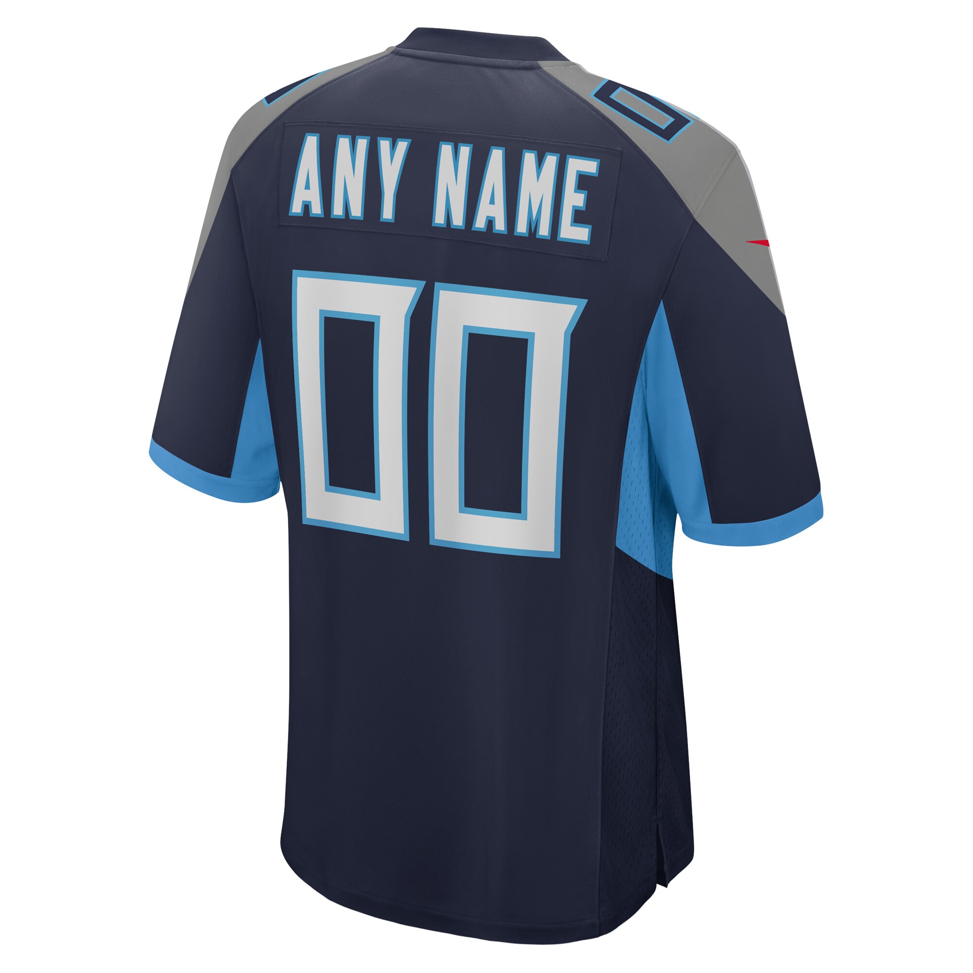 Tennessee Titans Nike Custom Jersey - Navy