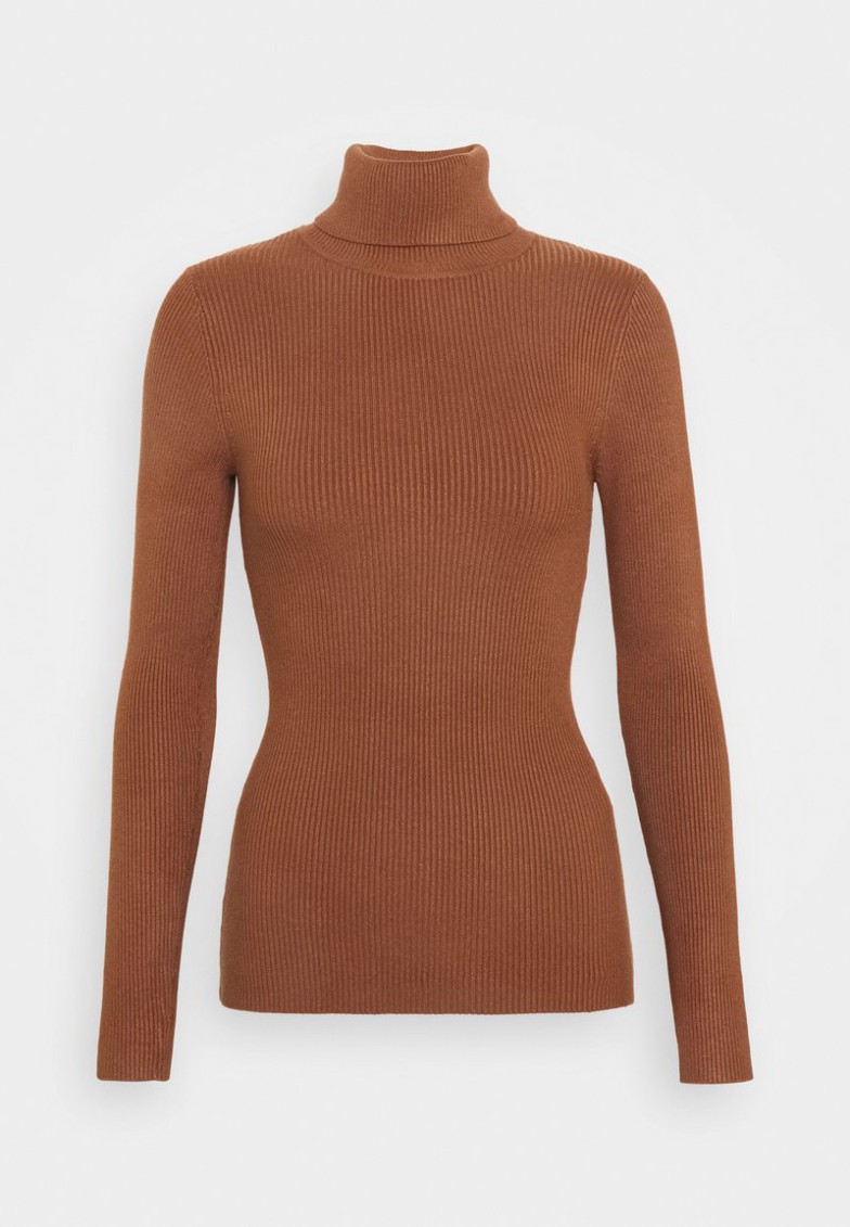 Clearance Anna Field TURTLE NECK – Jersey De Punto – Brown, Mujer L