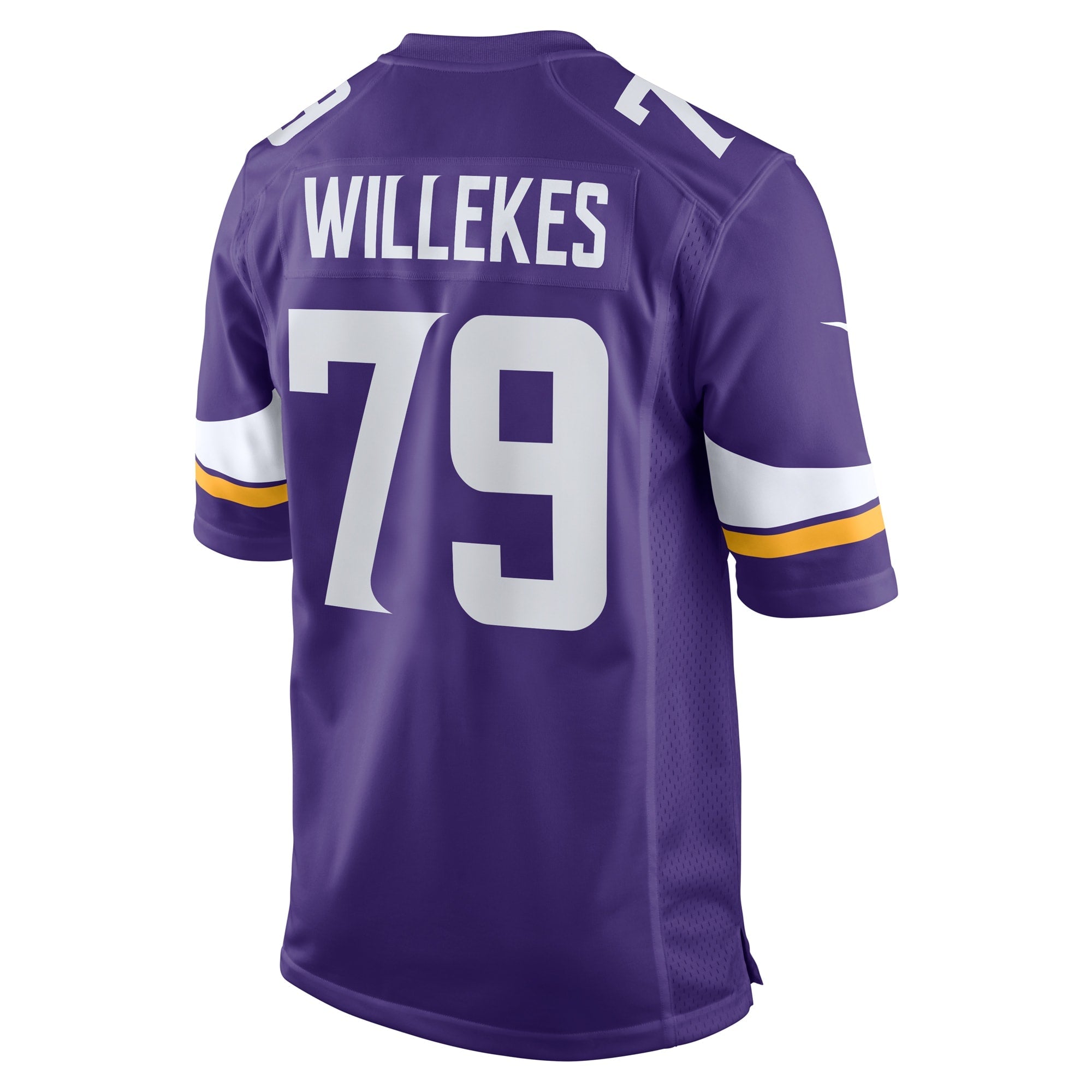 Men's Nike Kenny Willekes Purple Minnesota Vikings Game Jersey