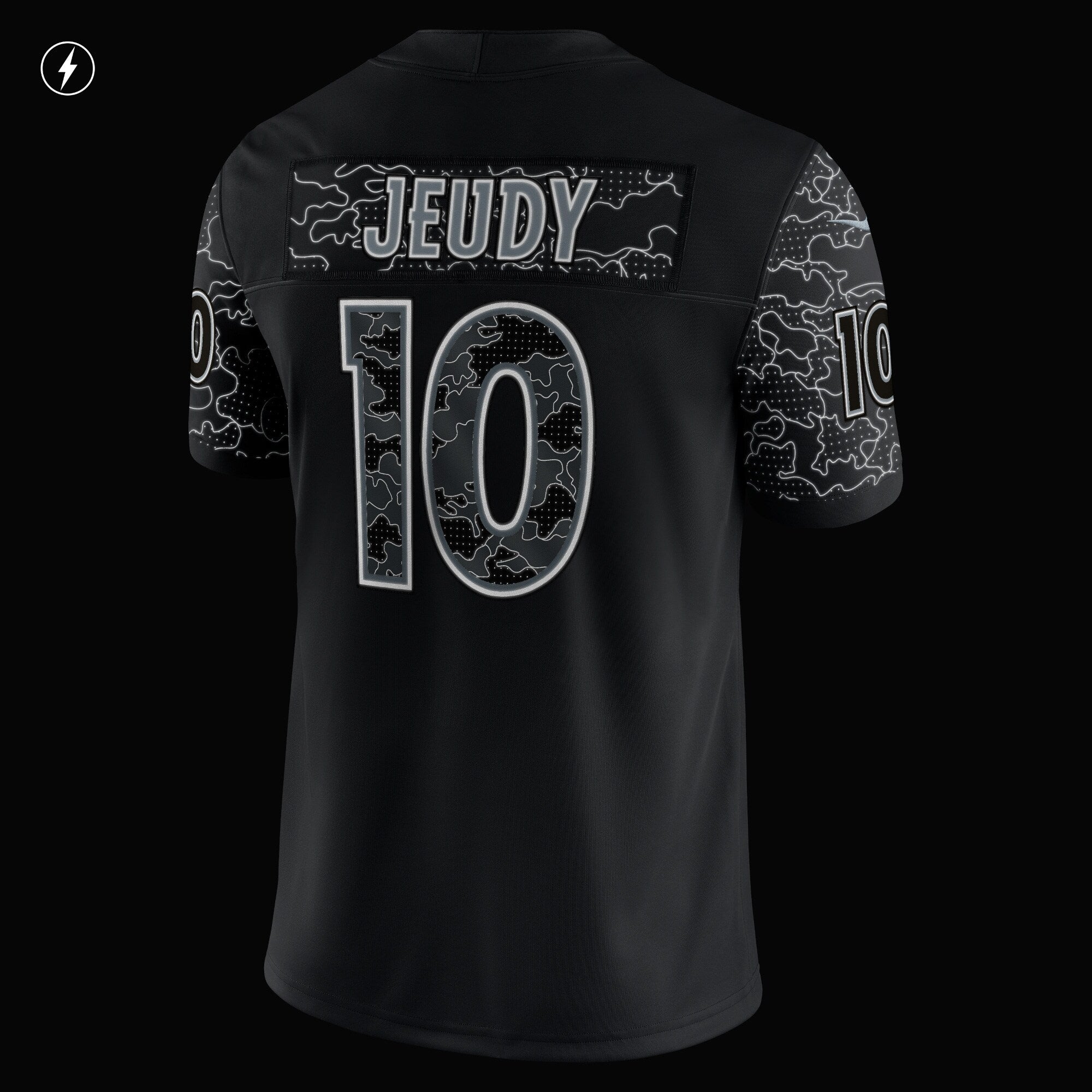 Men's Nike Jerry Jeudy Black Denver Broncos RFLCTV Limited Jersey