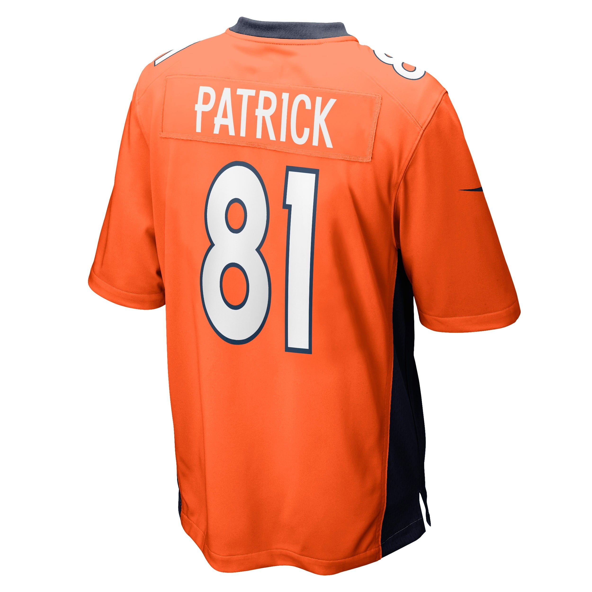 Men's Nike Tim Patrick Orange Denver Broncos Game Jersey