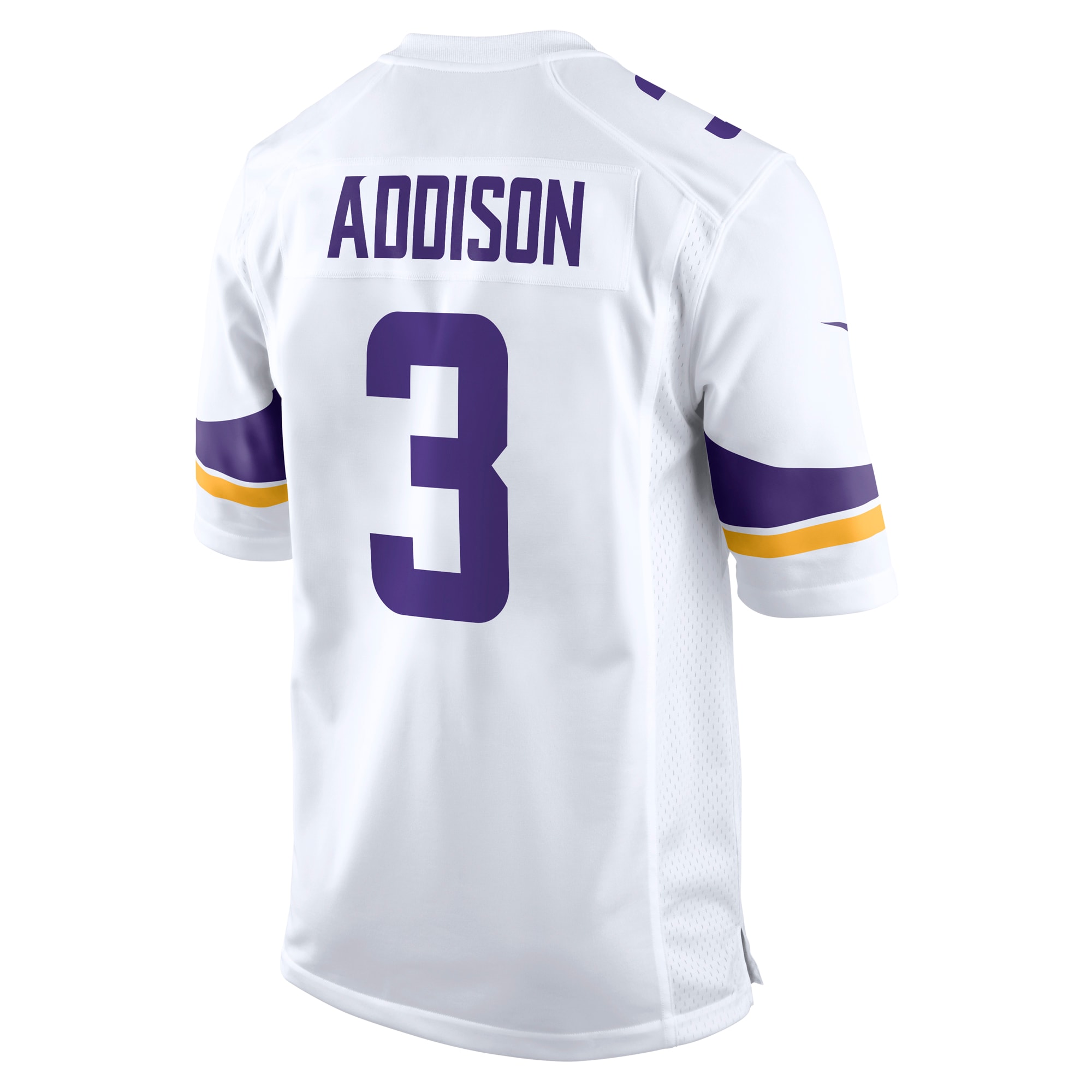 Jordans Addison Minnesota Vikings Nike Away Game Jersey - White