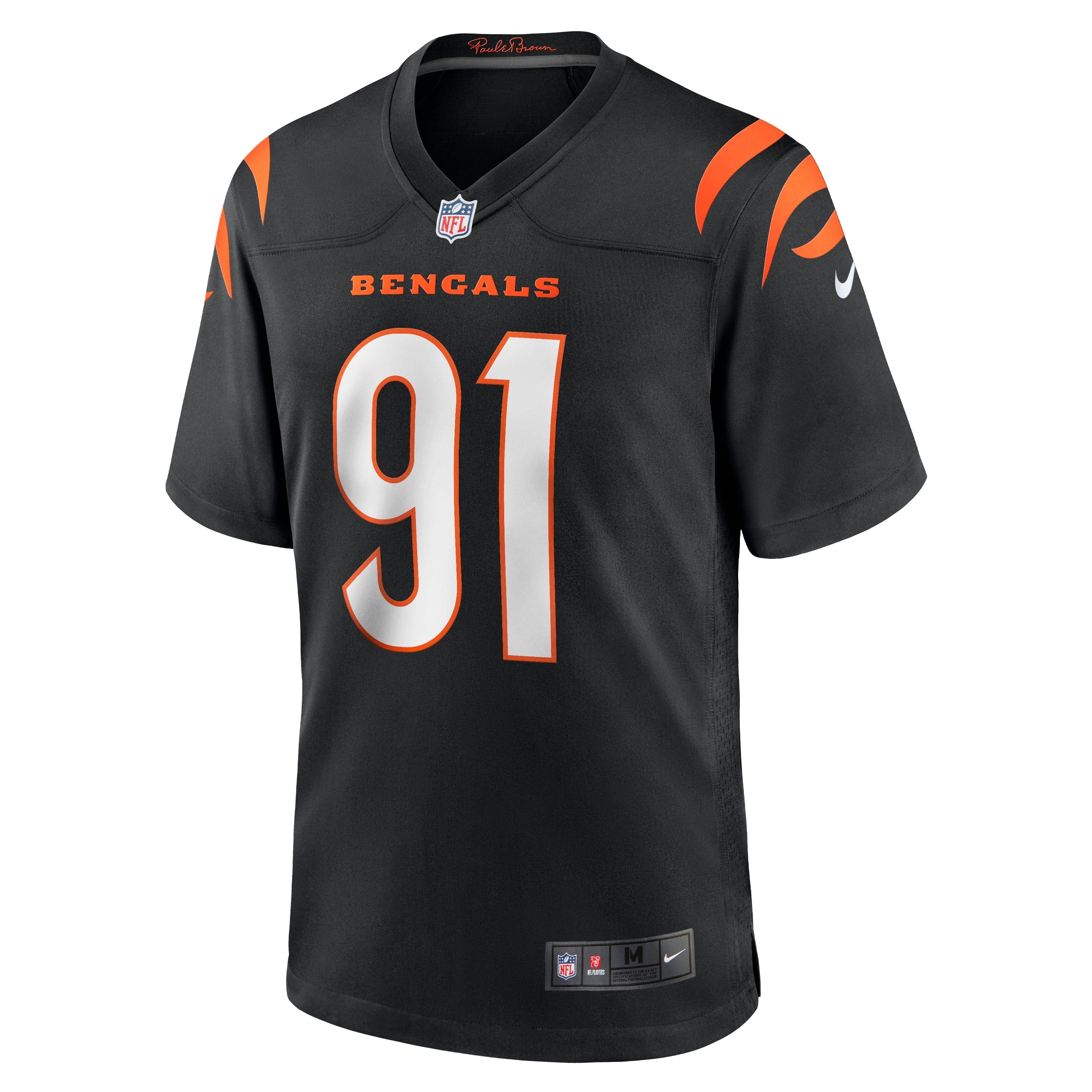 Men's Nike Trey Hendrickson Black Cincinnati Bengals Game Jersey