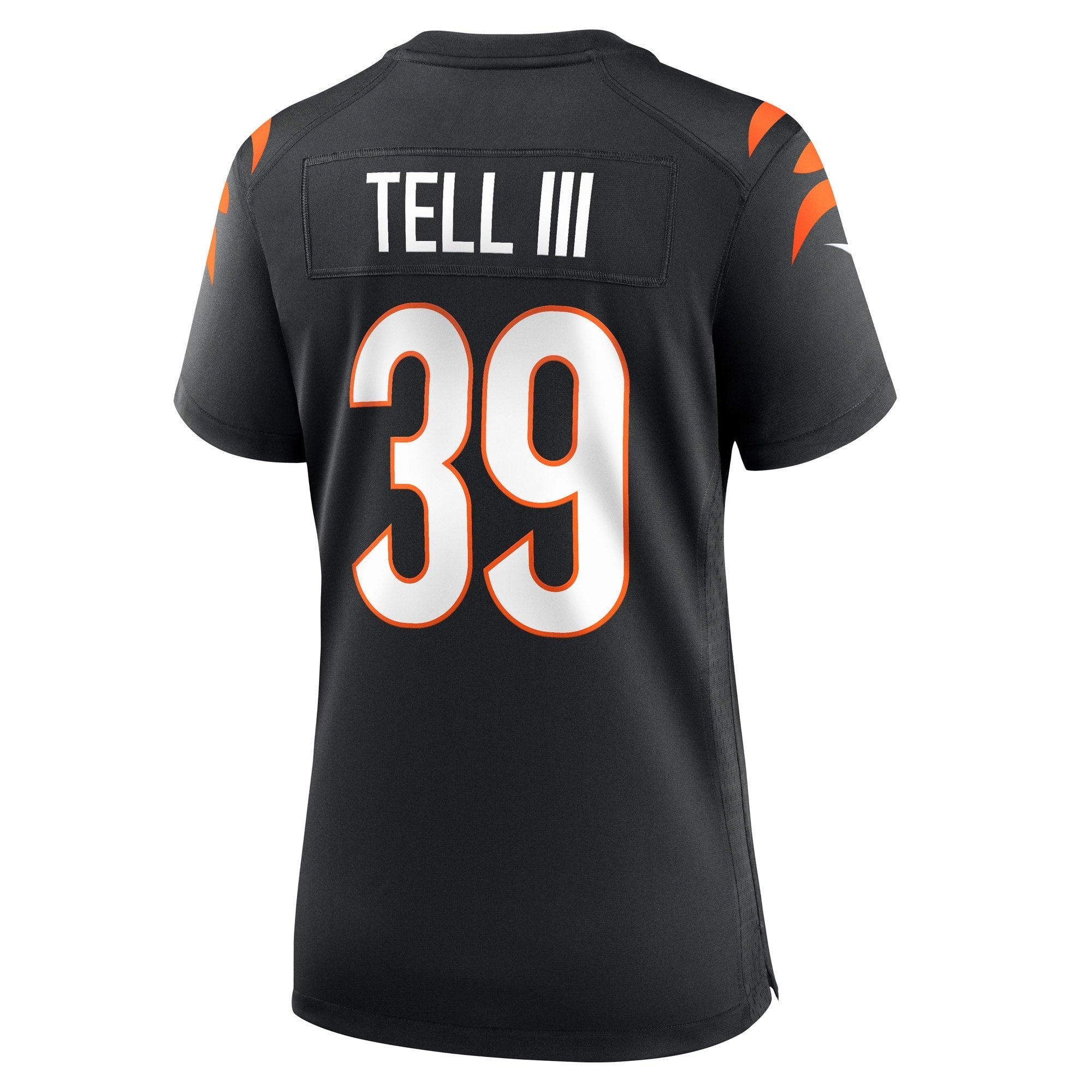 Women's Nike Marvell Tell III Black Cincinnati Bengals Game Player Jersey