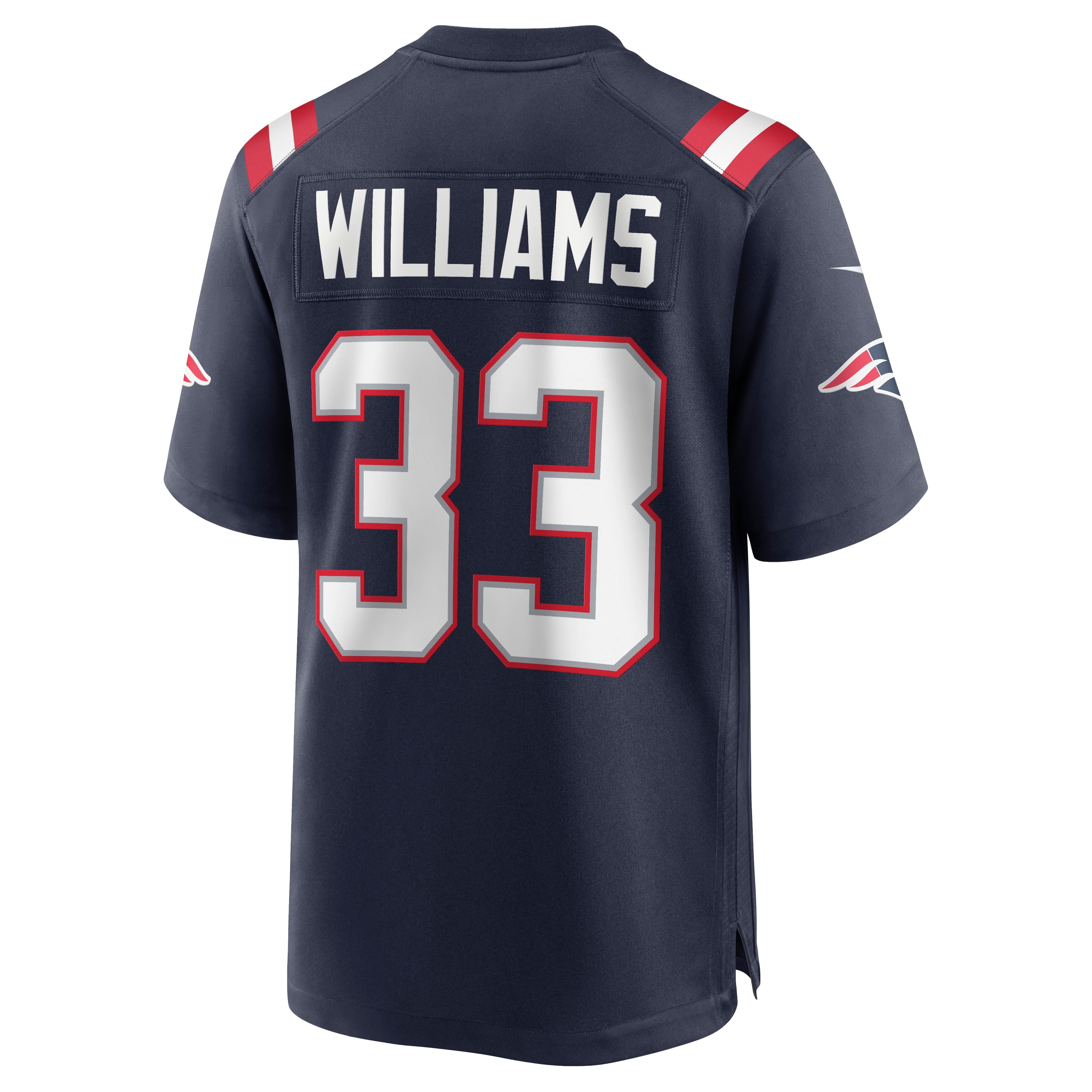 Men's Nike Joejuan Williams Navy New England Patriots Game Jersey