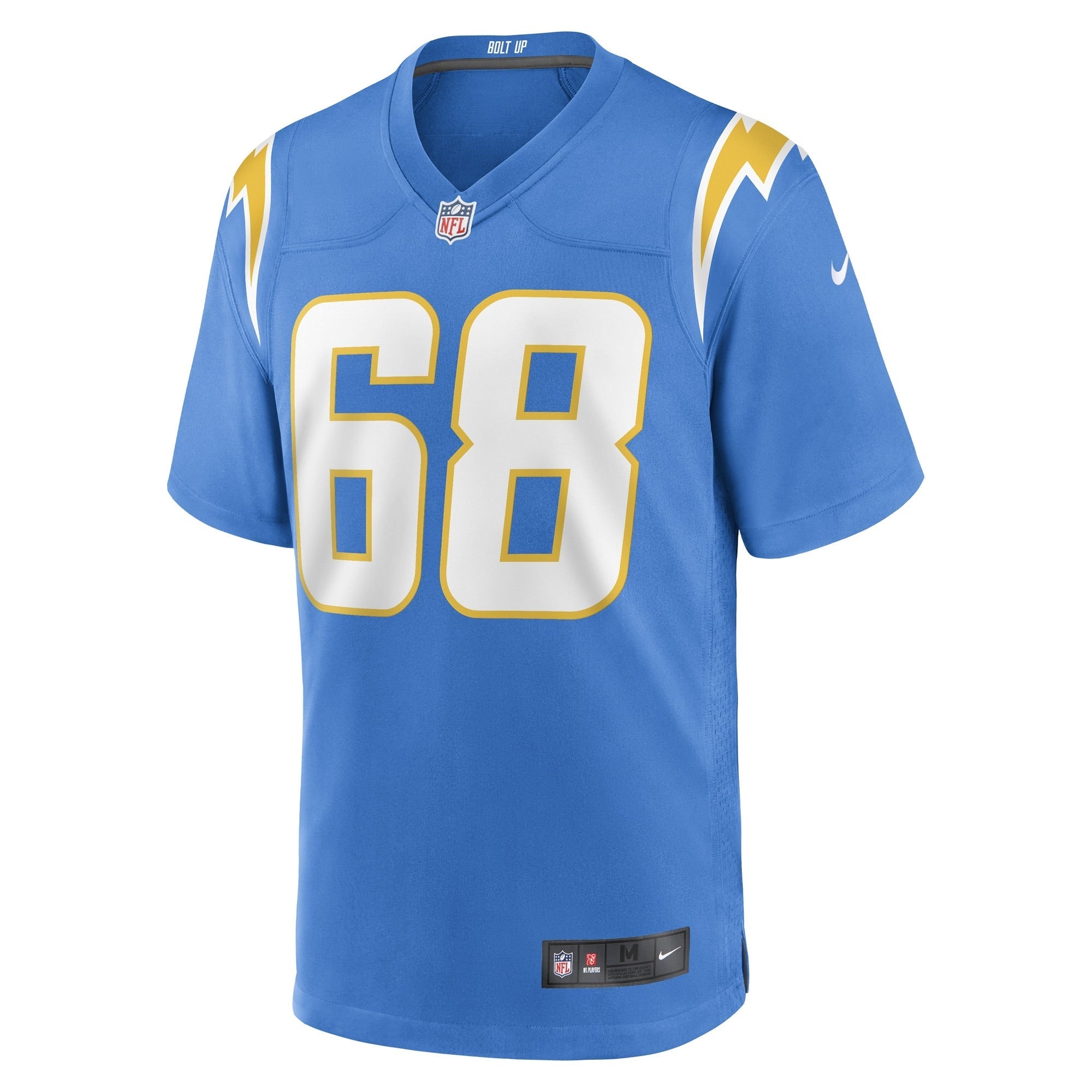 Men's Nike Jamaree Salyer Powder Blue Los Angeles Chargers Game Player Jersey