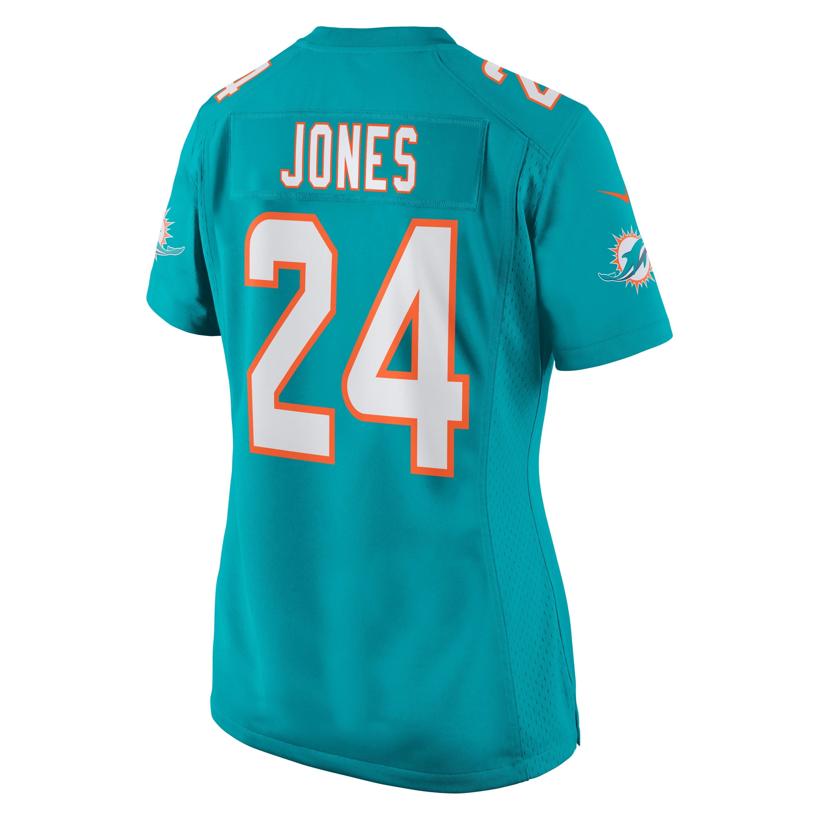 Women's Nike Byron Jones Aqua Miami Dolphins Game Jersey